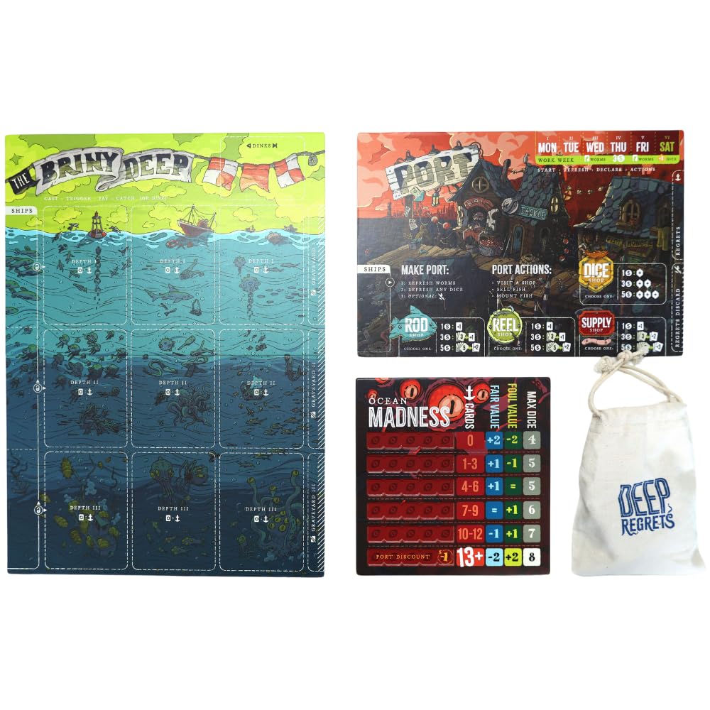 Deep Regrets: An Unfortunate Fishing Game [Strategy Board Game] 4