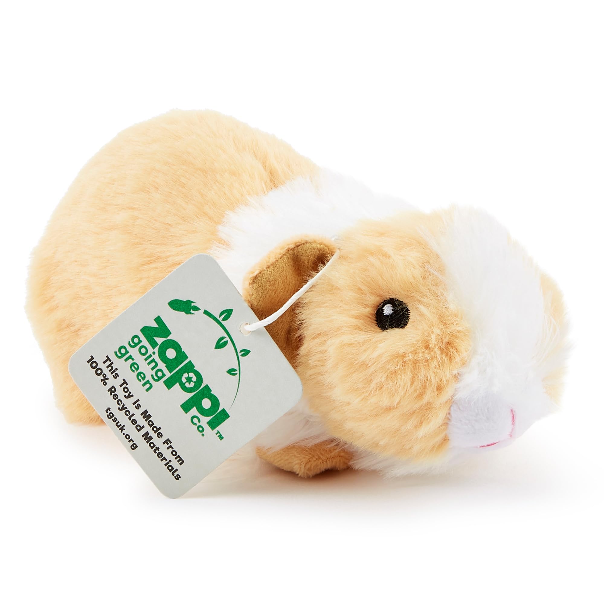 Zappi Co Recycled Plush Guinea Pig - Eco-Friendly Stuffed Animal for Kids 0-15 Years 7