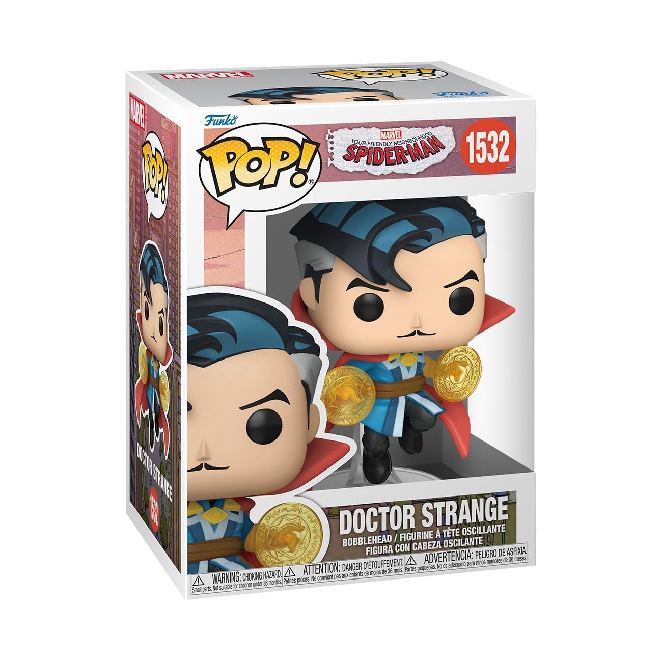 Funko Pop! Marvel: Friendly Neighborhood Spider-Man - Doctor Strange Vinyl Figure 1