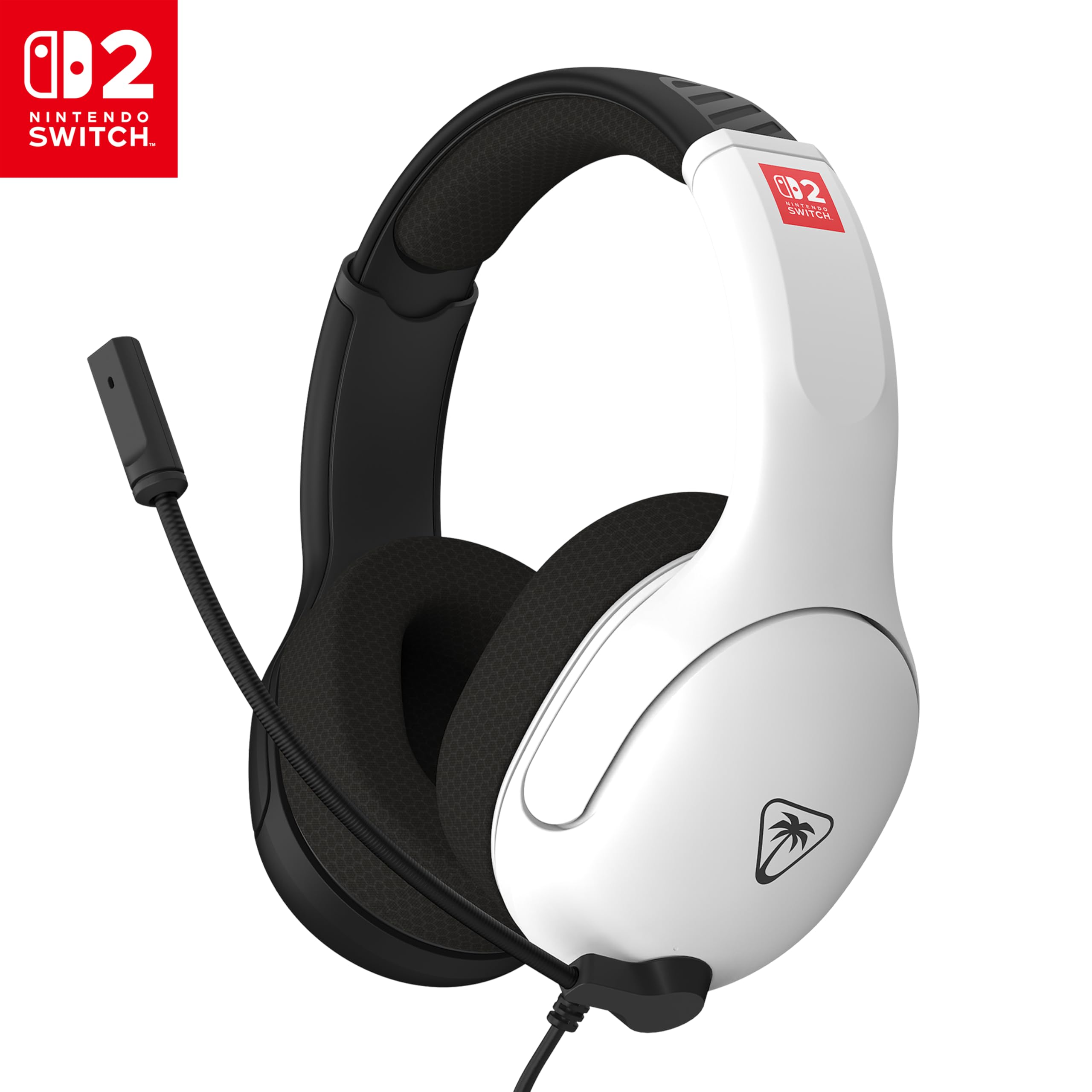 Turtle Beach Airlite Fit Black and White Wired Gaming Headset for Nintendo Switch 2, Switch OLED, Switch Lite 5