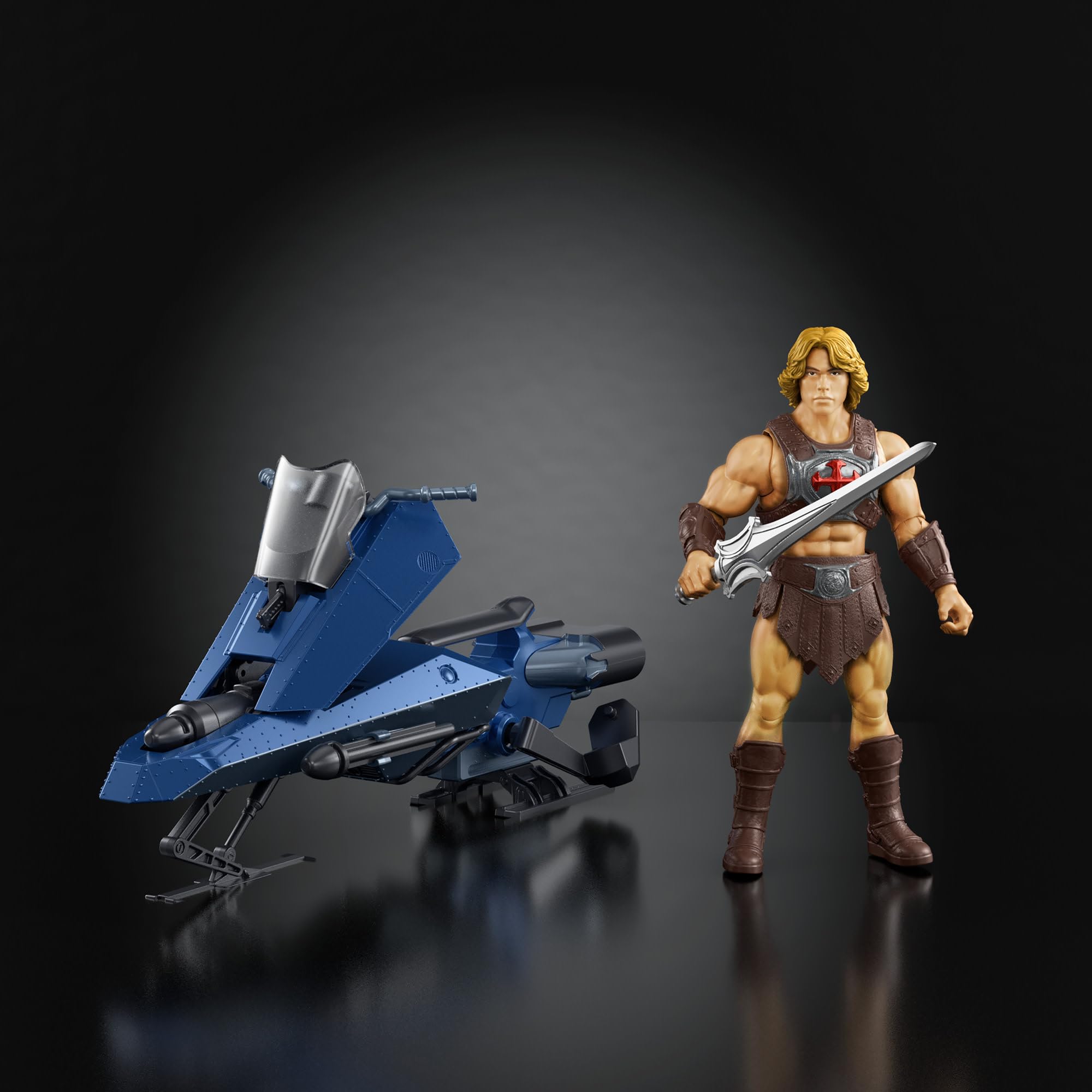 Masters of the Universe He-Man Sky Sled Vehicle & Figure Playset | 5.5-Inch Scale 3