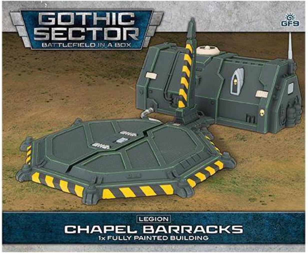 Gale Force Nine Gothic Sector Legion Chapel Barracks Pre-Painted Terrain