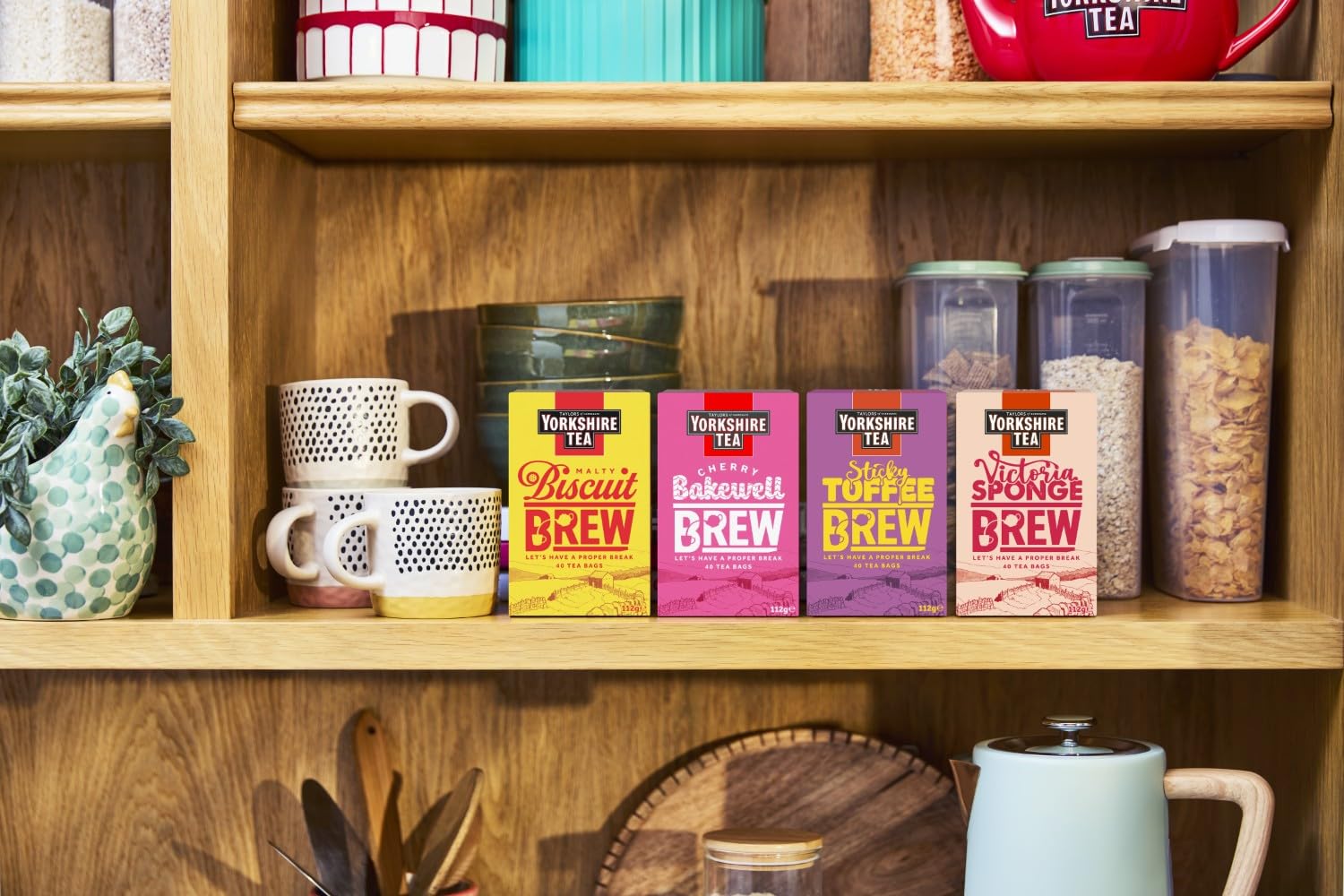 Yorkshire Tea Sticky Toffee Pudding Flavoured Tea Bags - 160 Bags (4 Boxes of 40) | Caramel, Cinnamon, Ginger, Nutmeg 5