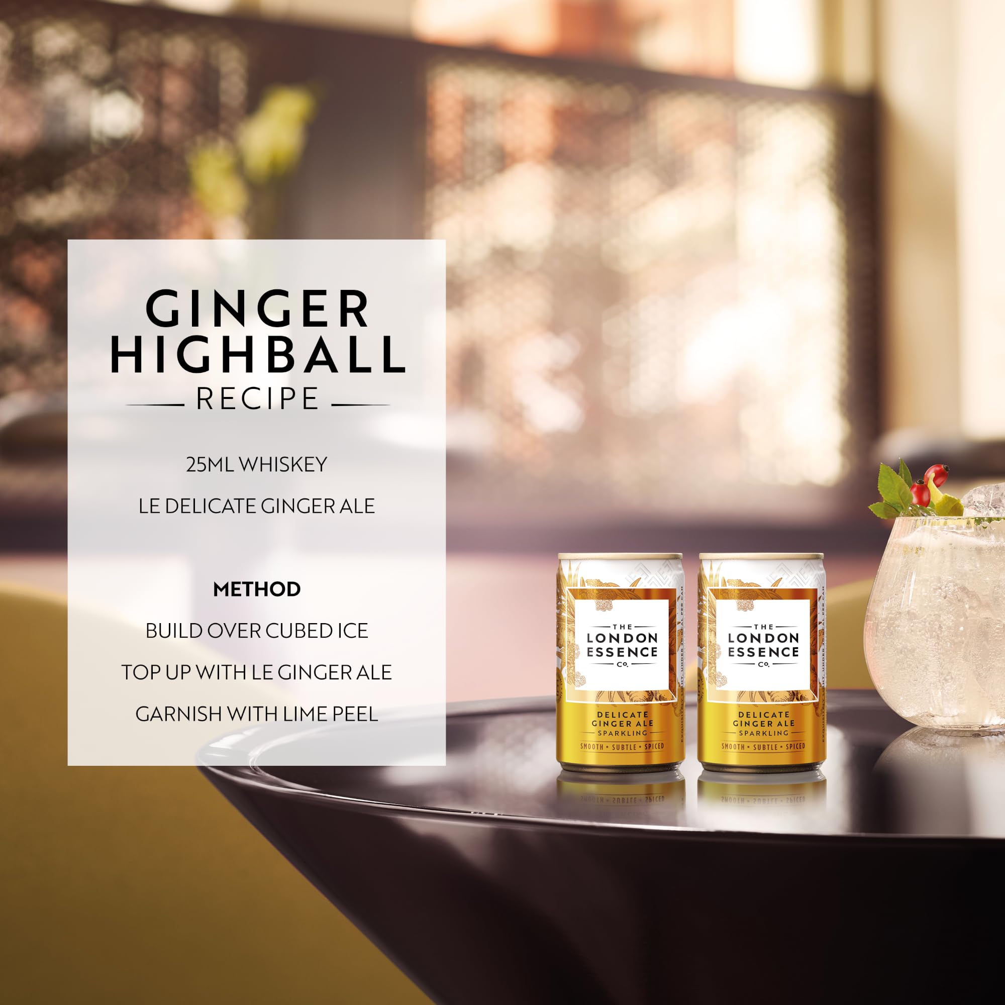 THE LONDON ESSENCE CO. Ginger Ale - Low Calorie Mixer with Aniseed Essence | 6 x 150 ml Bottles 5