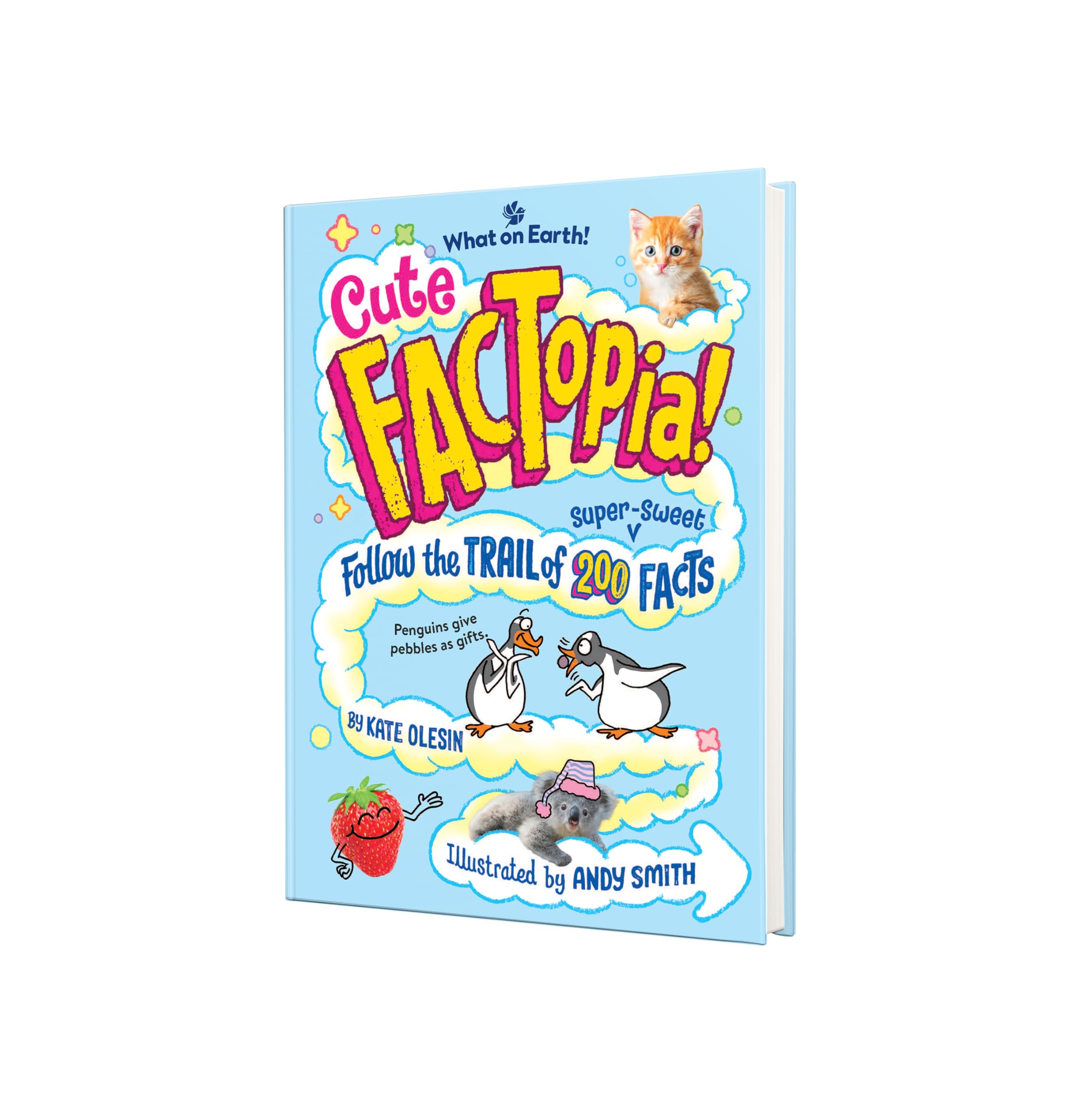 Britannica Books Cute FACTopia!: Follow the Trail of 200 Super-sweet Facts | Hardcover | Ages 8+
