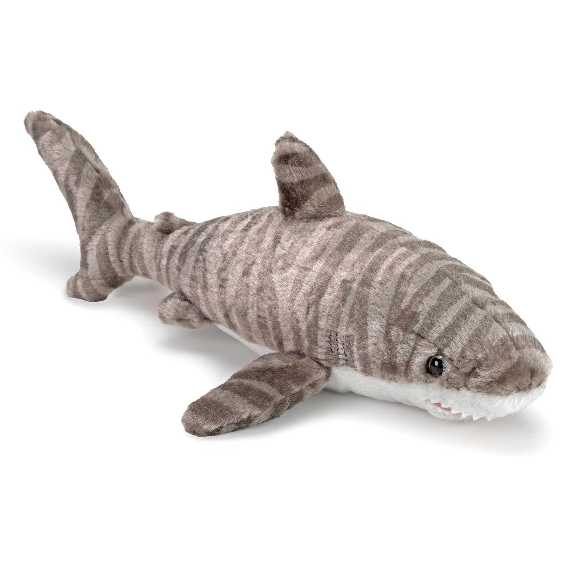 WILD REPUBLIC Tiger Shark Plush Soft Toy Cuddlekins Stuffed Animal for Kids 40 cm 1
