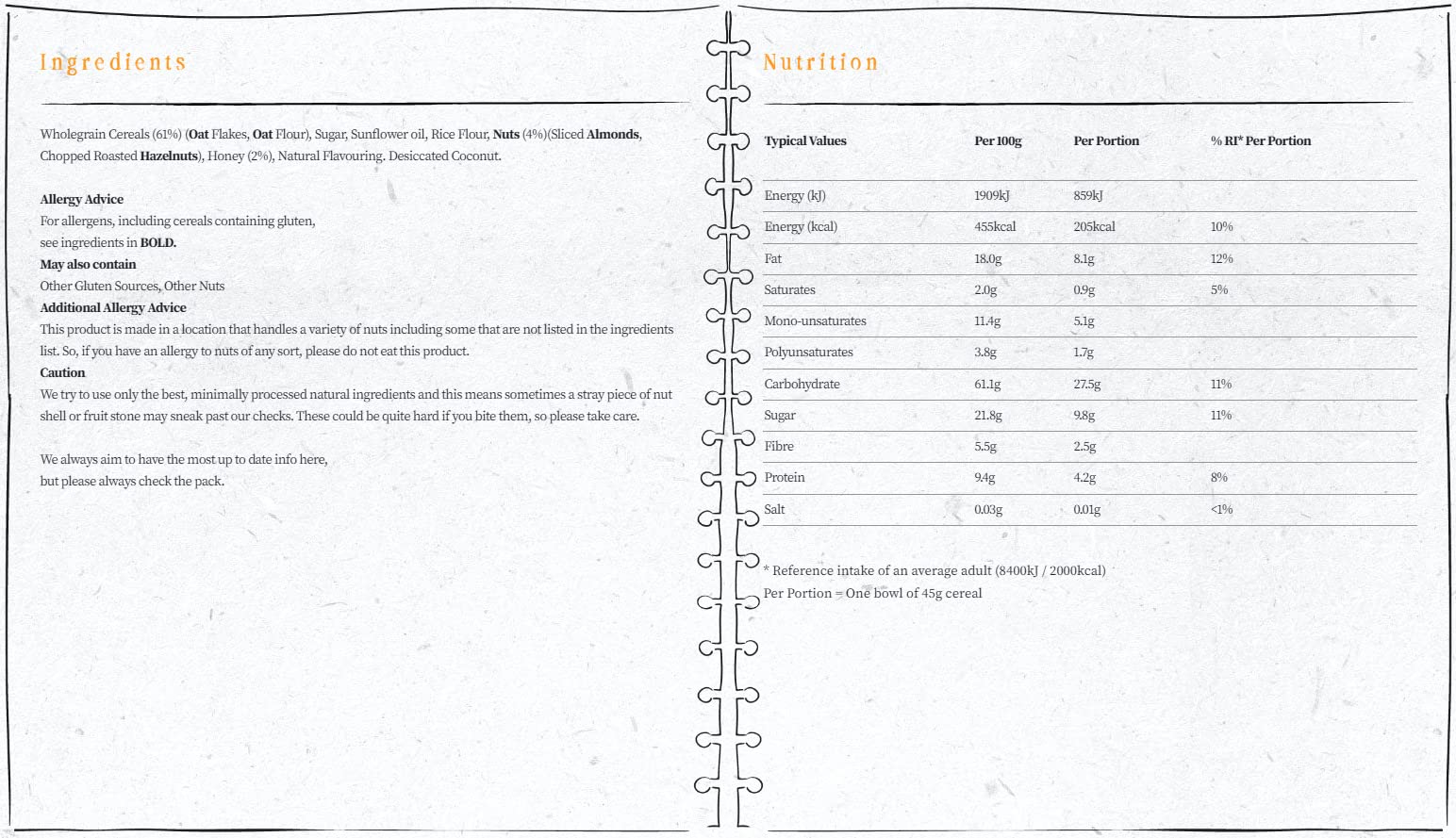 Jordans Country Crisp Honey & Nut Whole Grain Cereal, 500g 5
