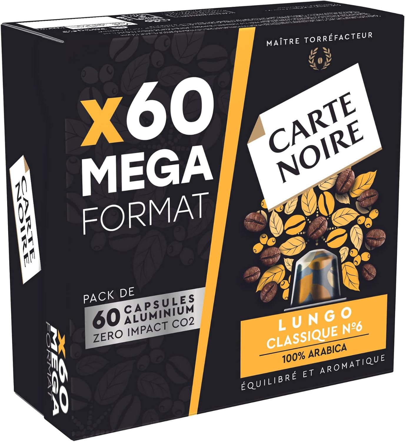 Carte Noire Espresso Lungo - 100% Arabica Nespresso Compatible Capsules 1