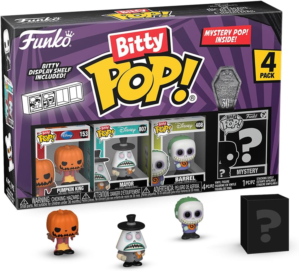 Funko Bitty POP! The Nightmare Before Christmas - Pumpkin Jack Vinyl Figure (73020) 1