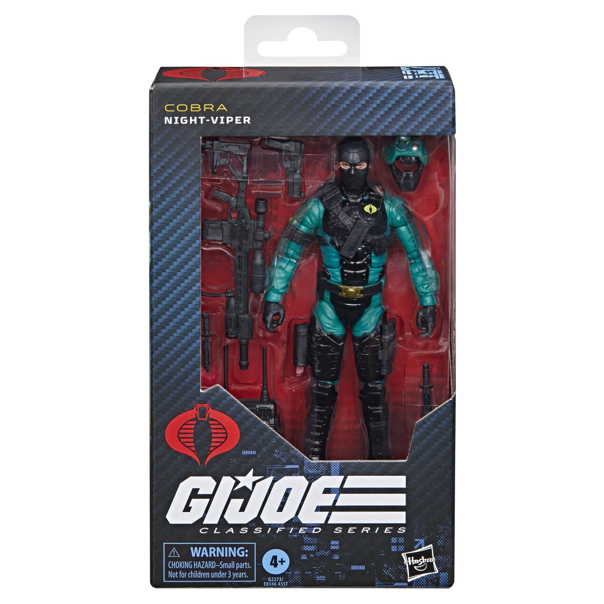 G.I. JOE Classified Series Night-Viper Action Figure #187 | 15-cm Scale | 7 Accessories 2