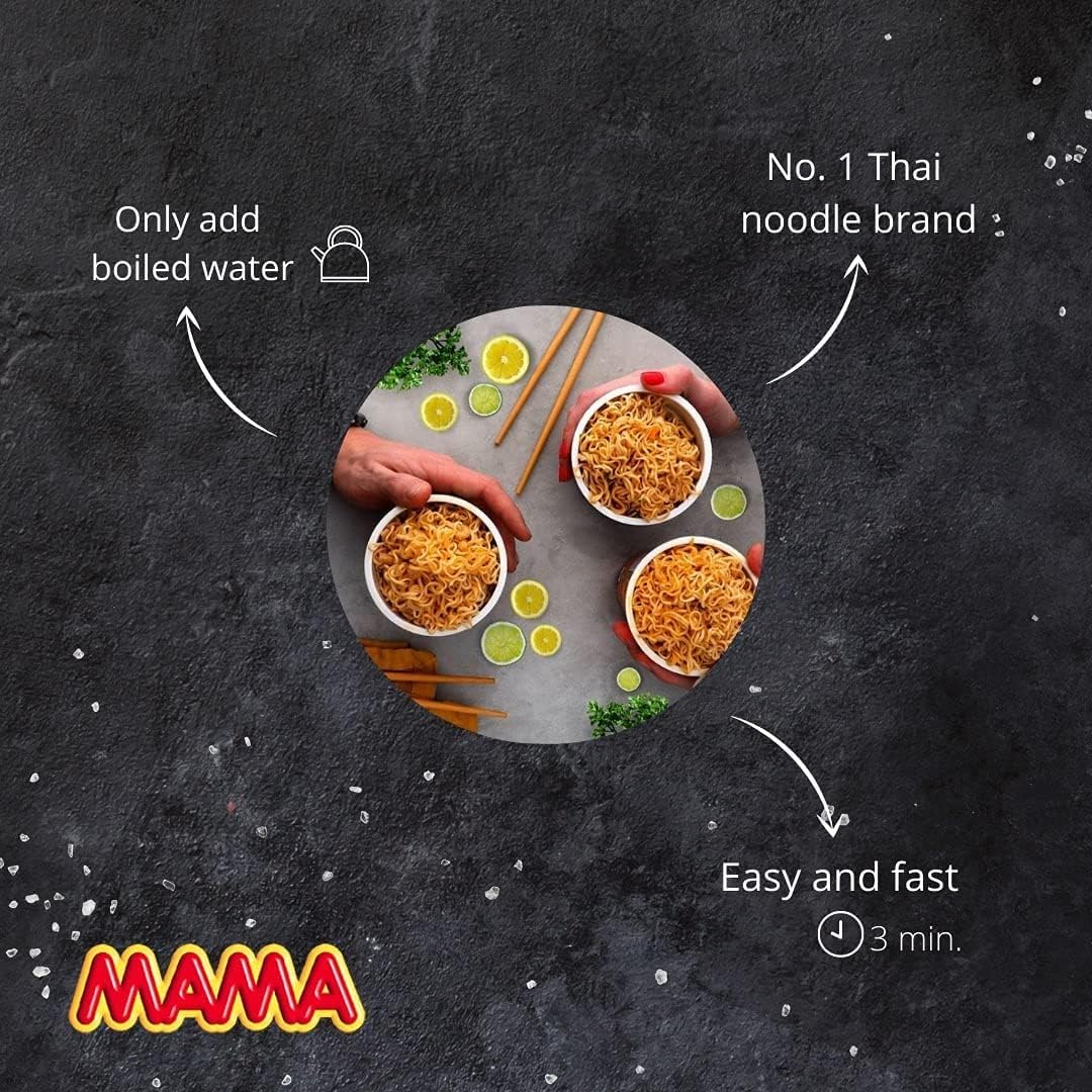 MAMA Hot and Spicy Korean Flavour Udon Noodles, 90g