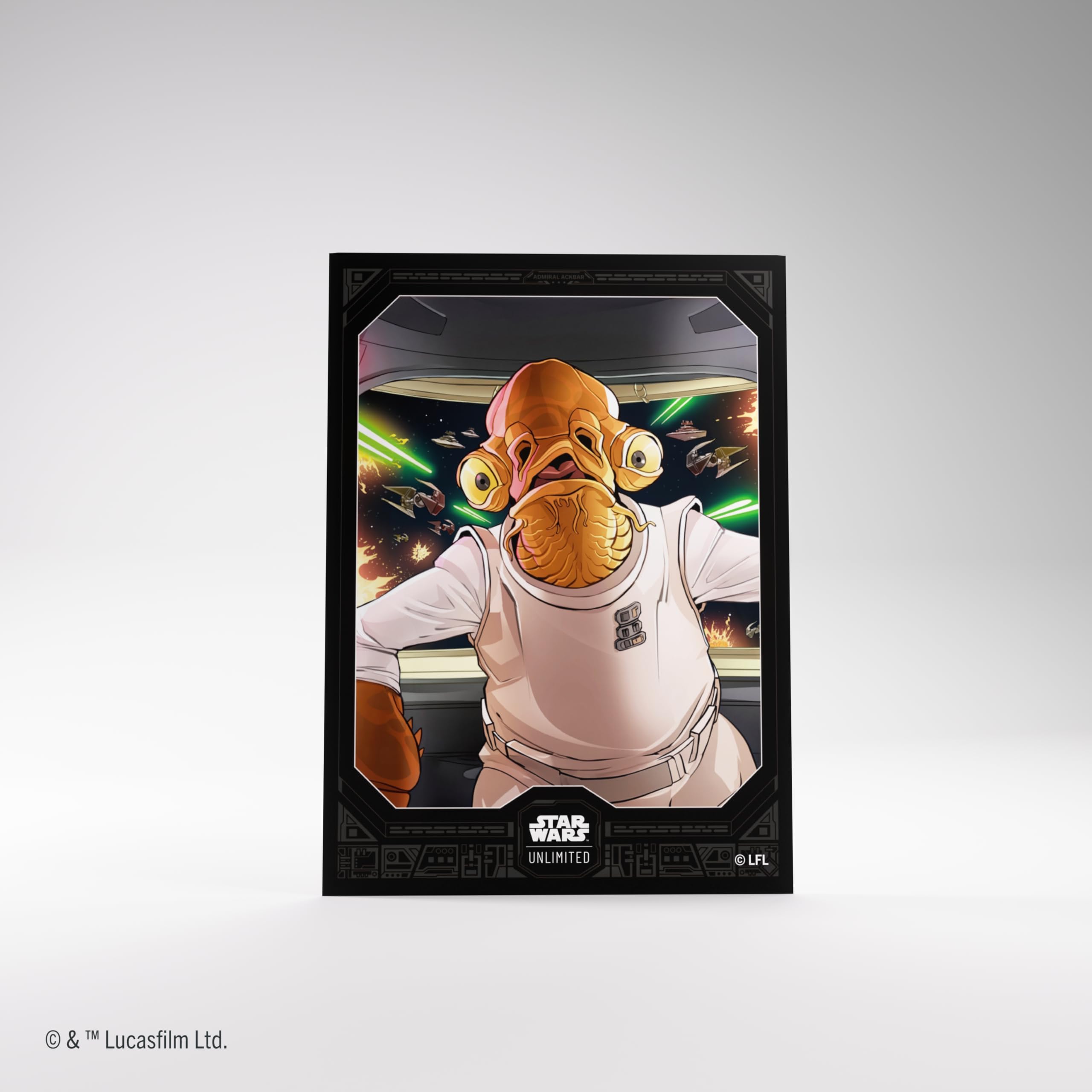 Gamegenic Star Wars: Unlimited Card Game Admiral Ackbar Art Sleeves 4