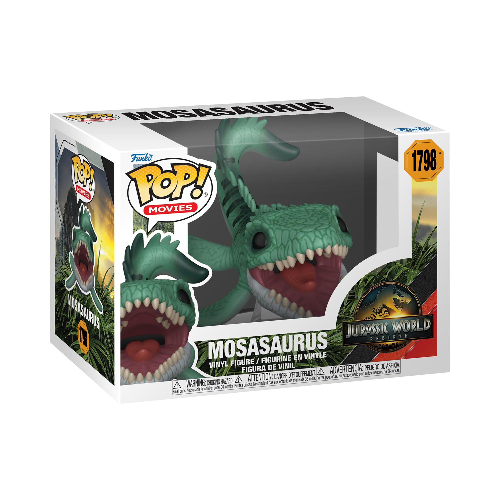 Funko Pop! Movies: Jurassic World (2025) - Mosasaurus Collectible Vinyl Figure | ~3.75 in