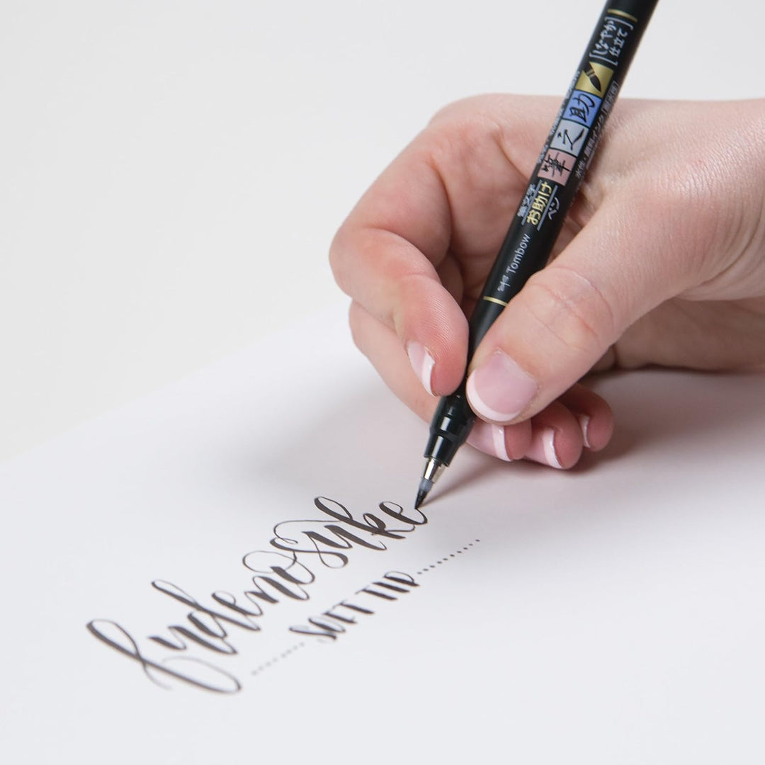 Tombow - Fudenosuke Brush Pen Set Art Pens