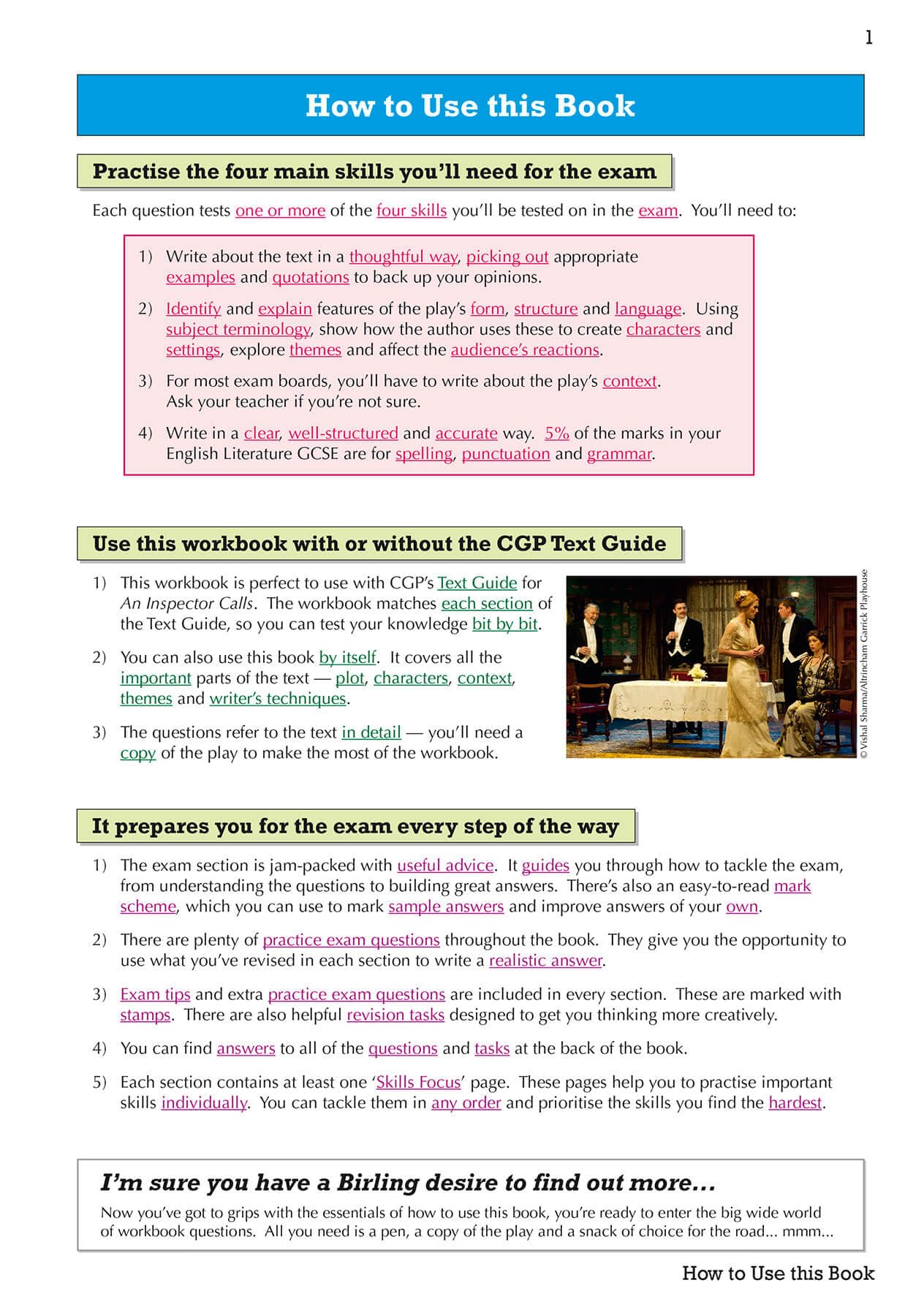 CGP Books An Inspector Calls Workbook - GCSE English Literature Revision | Paperback | 72 Pages 2