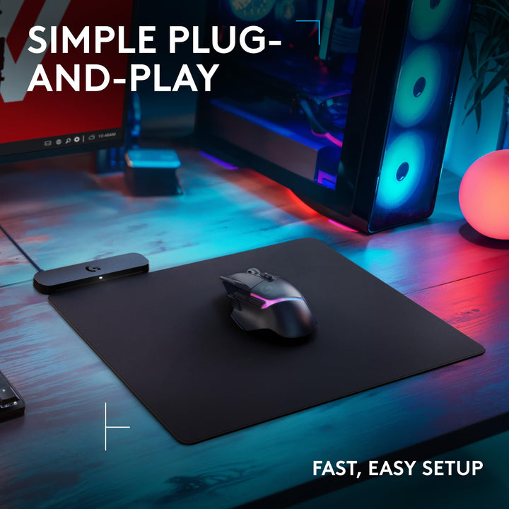Logitech G POWERPLAY 2 Wireless Charging Mouse Pad for Compatible Gaming Mice