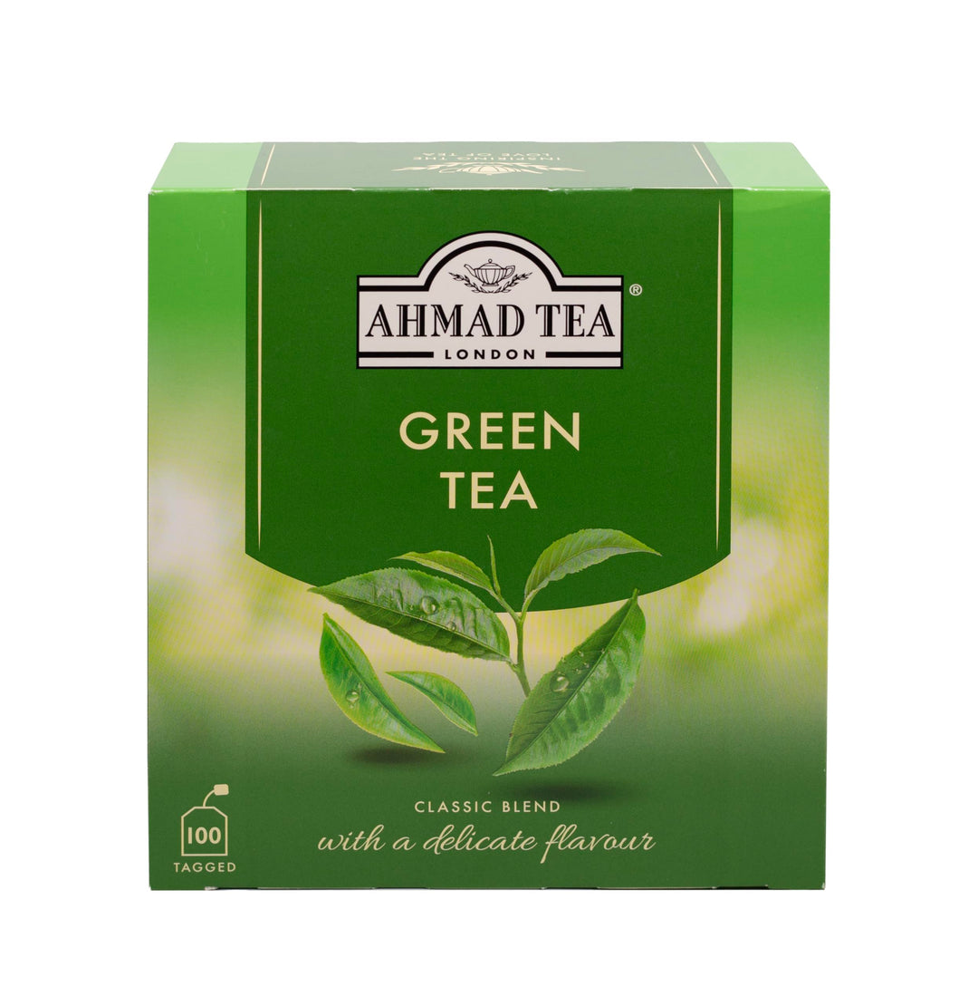 Ahmad Tea Pure Green Tea - 100 Teabags (200g)