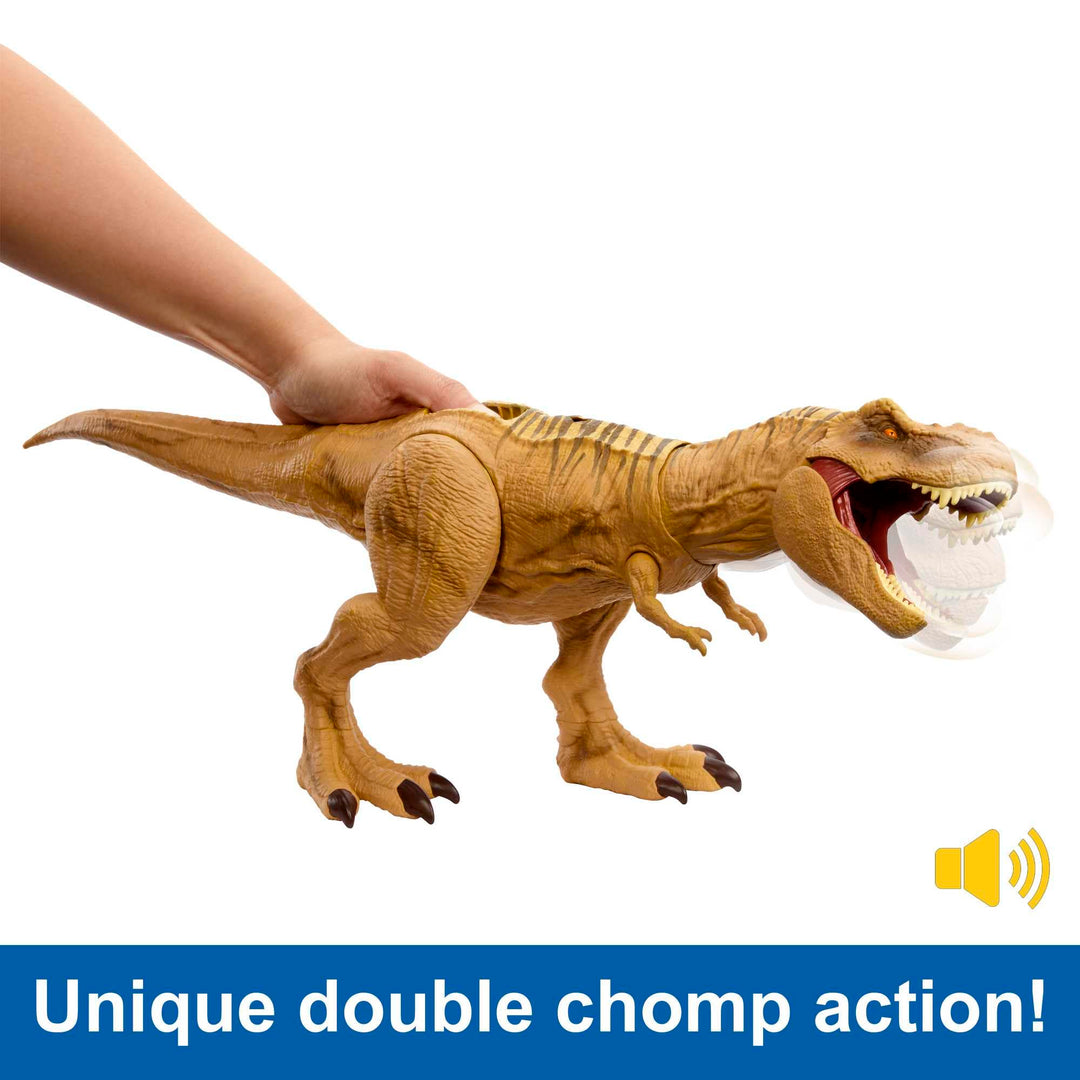 Jurassic World Hunt N' Chomp Tyrannosaurus Rex Dinosaurier-Spielzeugfigur mit Sound