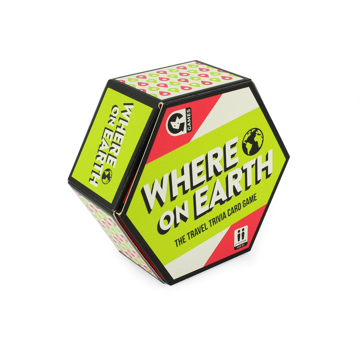 Ginger Fox Where On Earth Trivia Card Game for Ages 8+