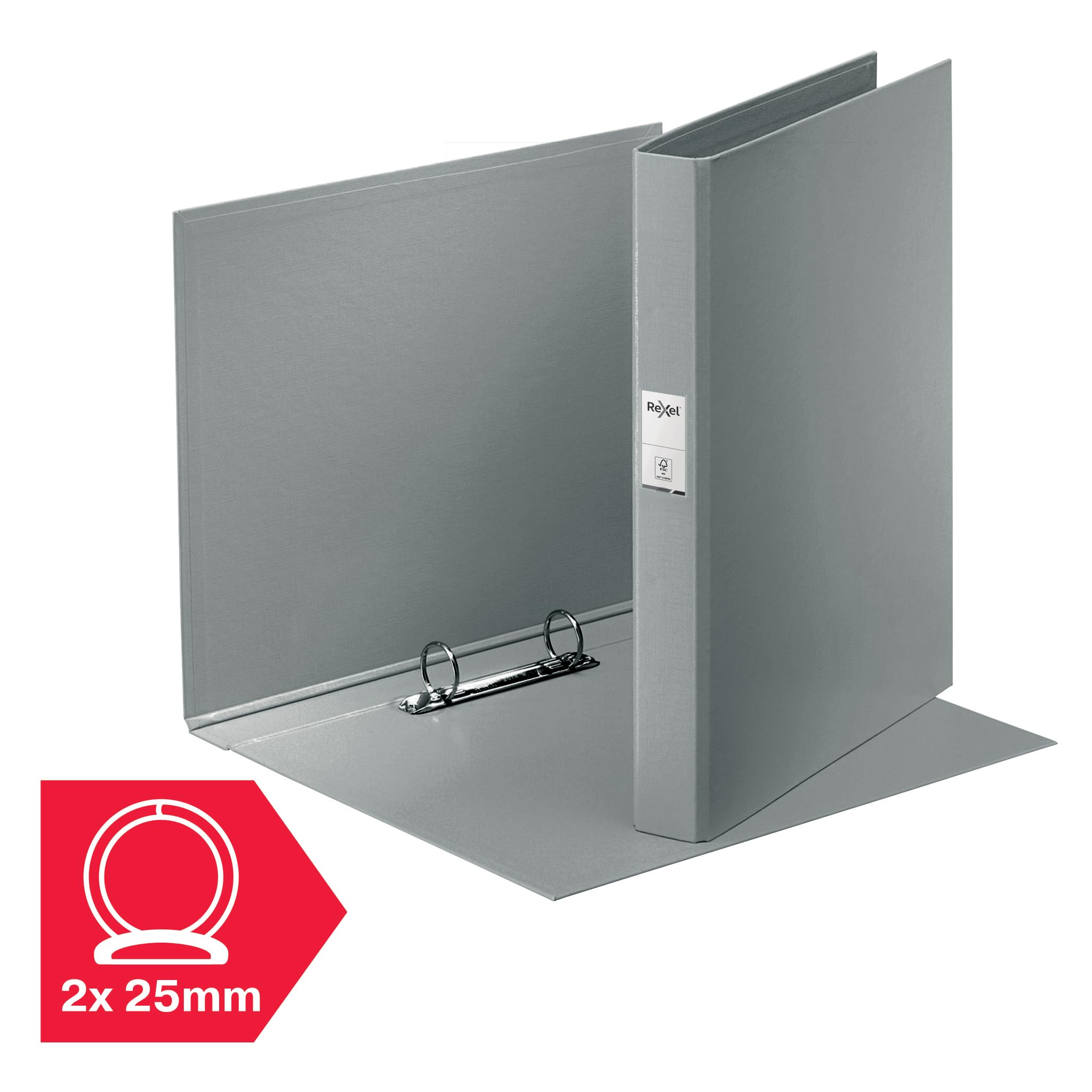 Rexel Solea A4 O-Ring Binder - 2 Ring, 25mm Spine, 190 Sheet Capacity | 3 Pack Pastel Colors 5