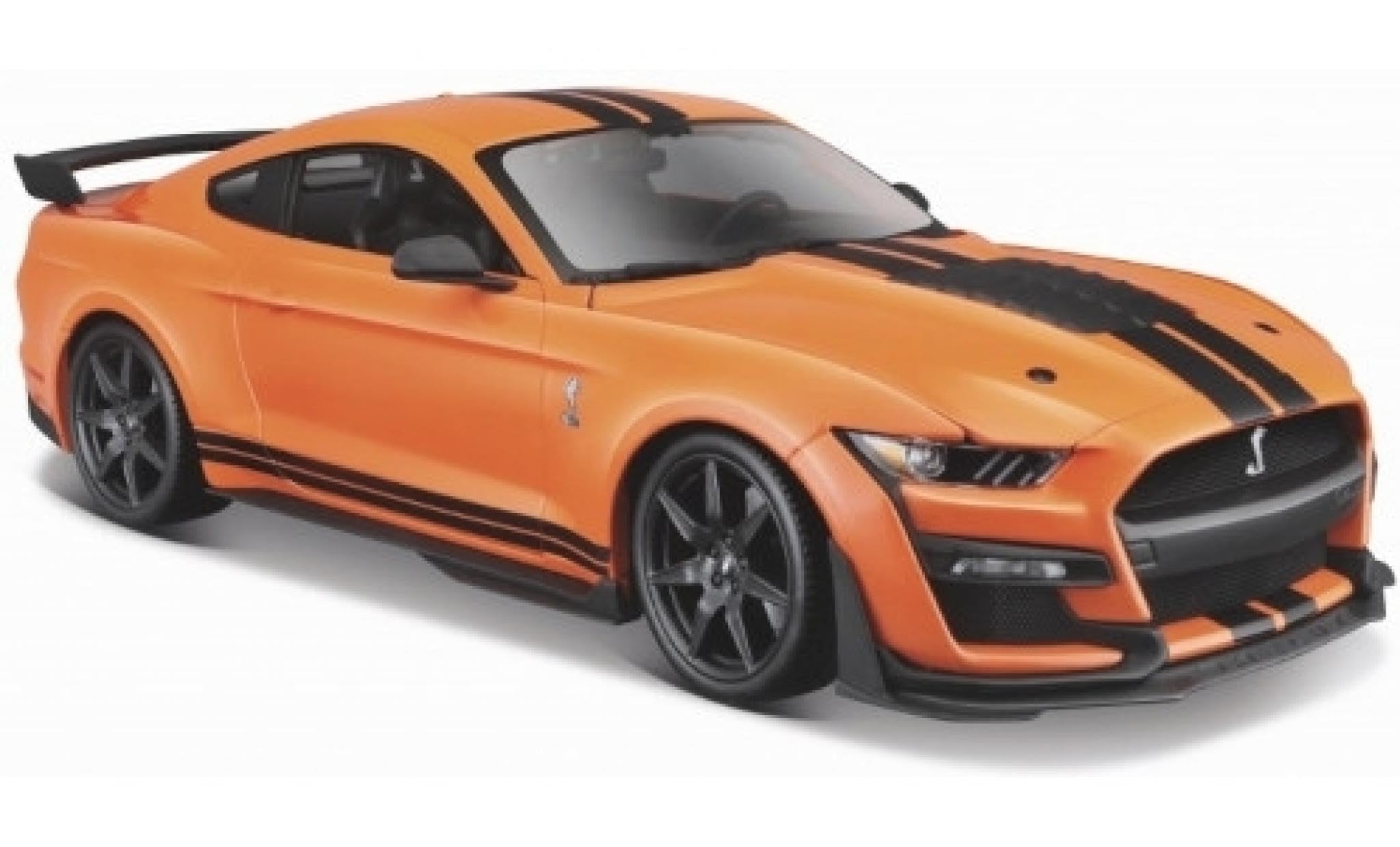 Maisto 1:24 2020 Ford Mustang Shelby GT500 Diecast Model Car | Metal | Orange | Model 31532OR 1