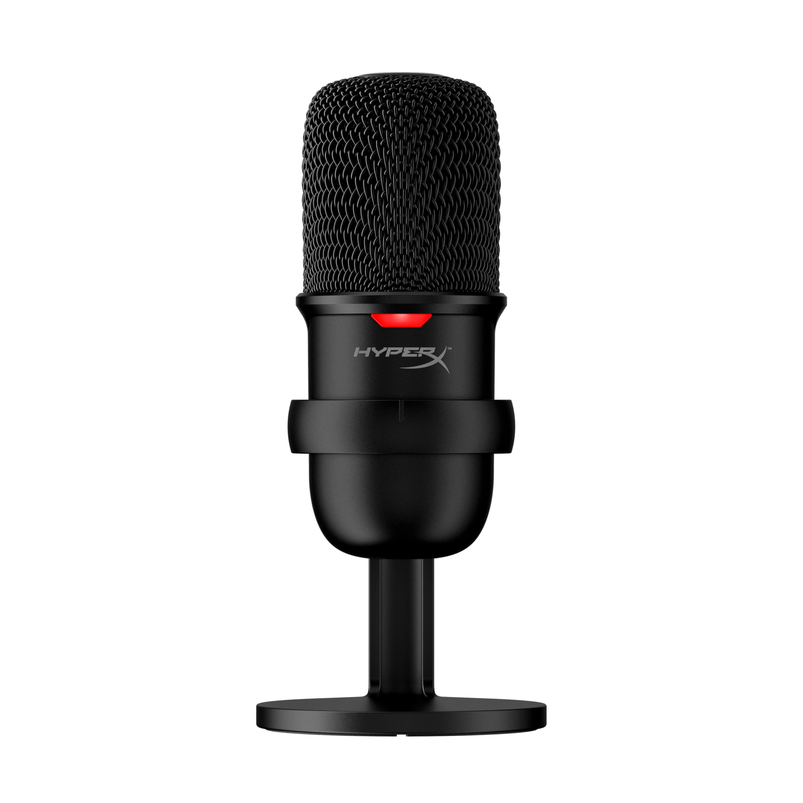 HyperX SoloCast – USB-Kondensator-Gaming-Mikrofon, für PC, PS4 und Mac, Tap-to-Mute-Sensor, Nierencharakteristik, Streaming, Podcasts, Twitch, YouTube, Discord