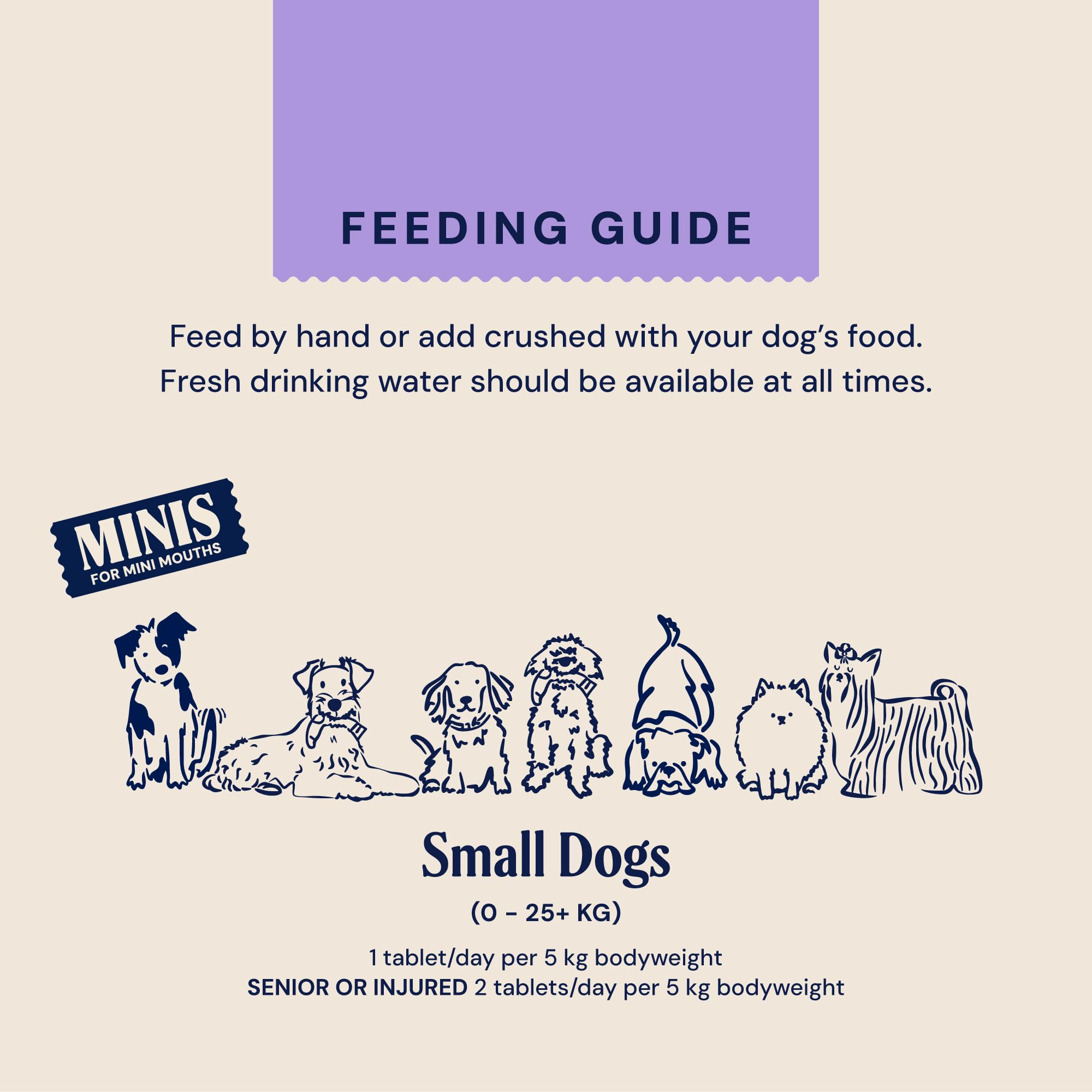 Pooch & Mutt Daily Joint Care Supplement - 100 Tablets for Small Dogs | Glucosamine & Collagen 8