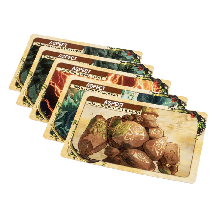 Greater Than Games Spirit Island: Feather & Flame Foil Panels - Premium Board Game Accessory