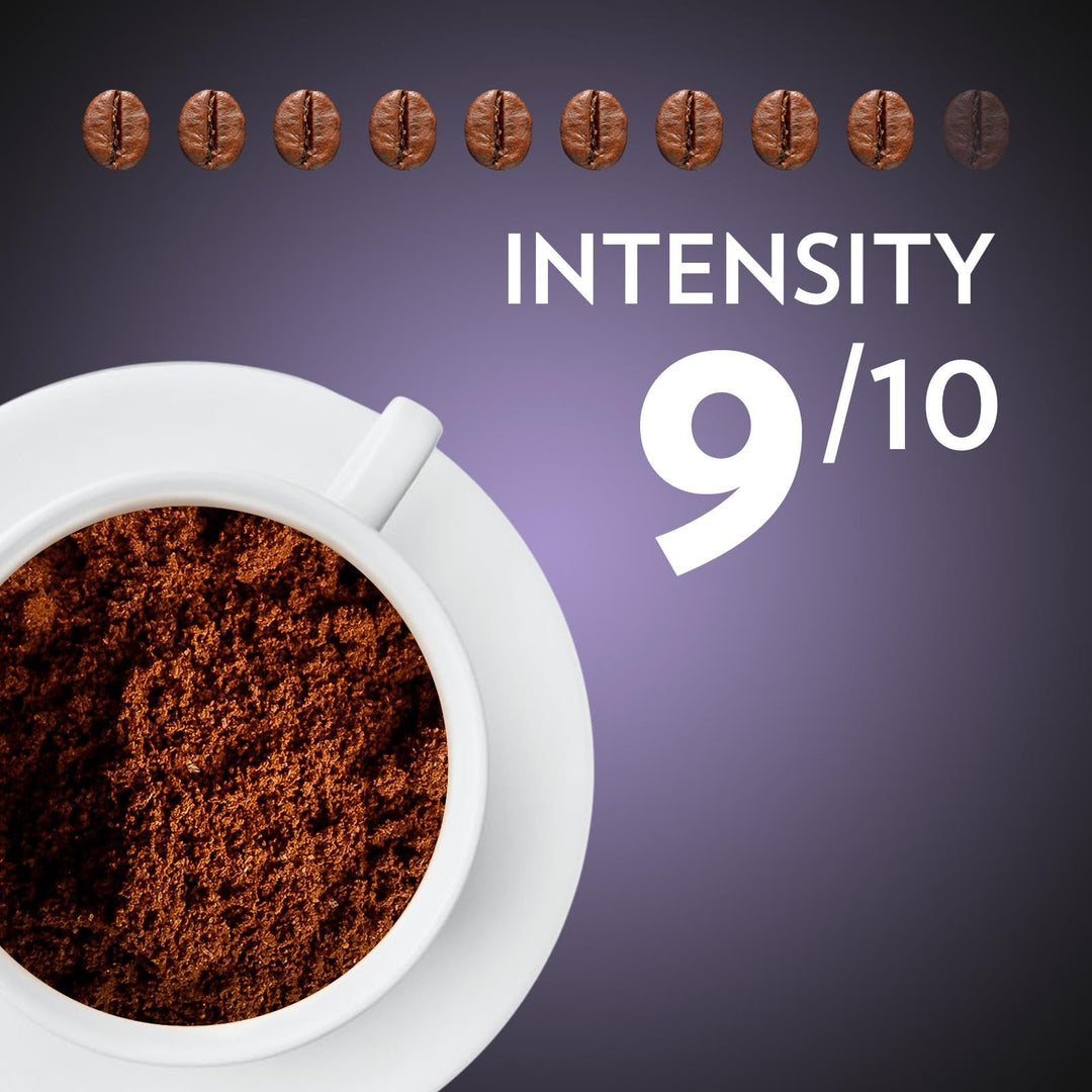 Lavazza Espresso Barista Intenso - Ground Coffee Blend for Moka Pot & French Press