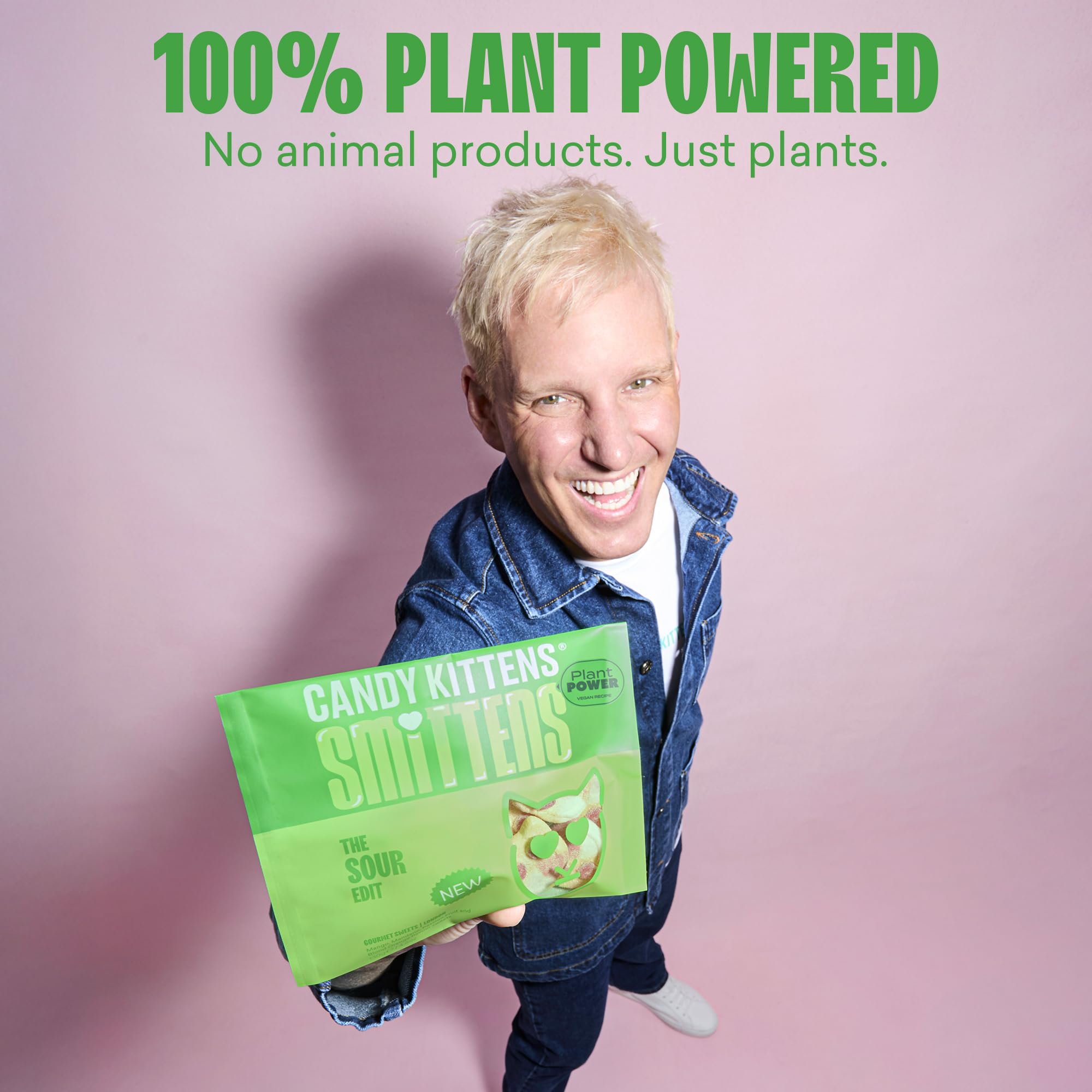 Candy Kittens The Sour Edit Tropical Vegan Sweets - 130g 3
