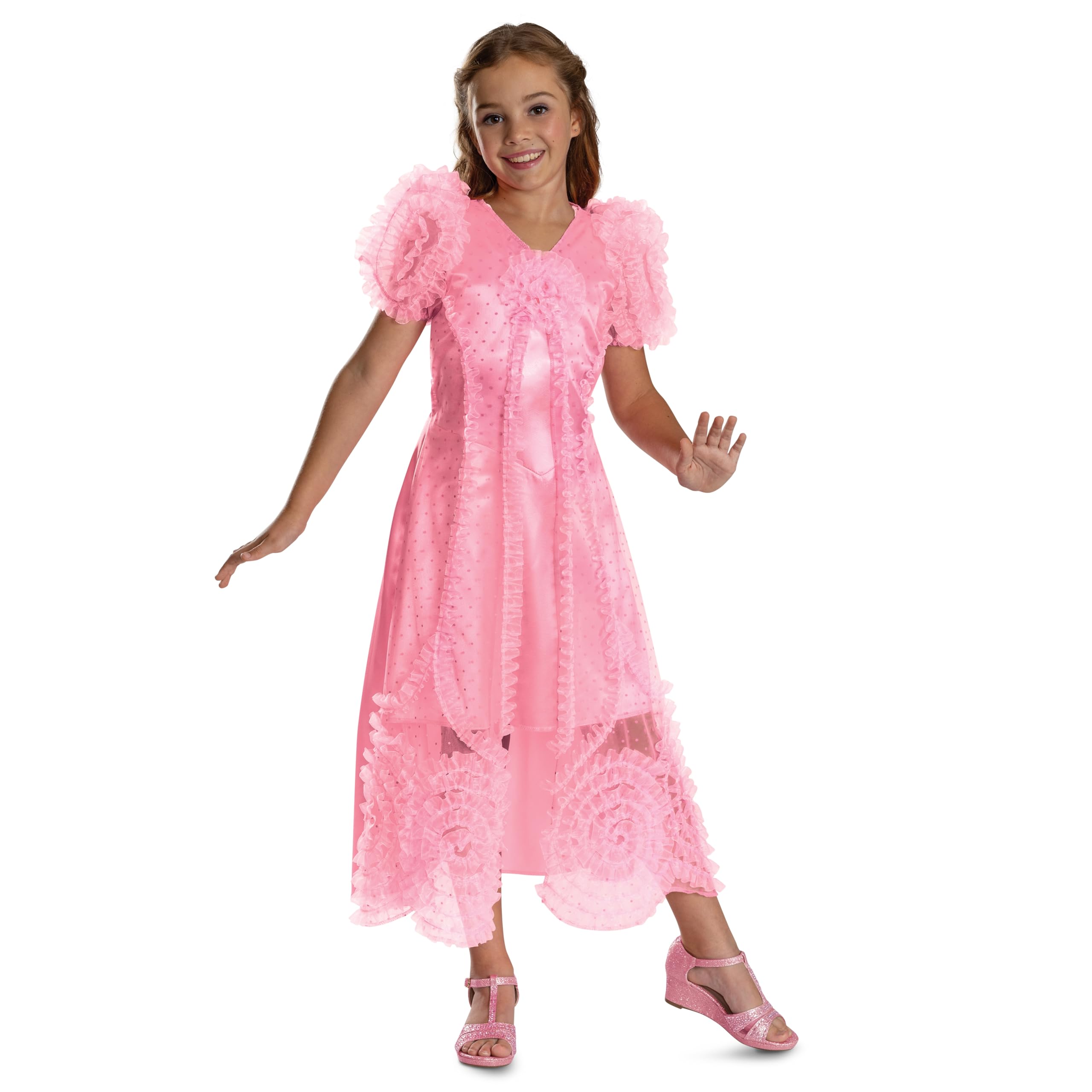 Wicked Glinda Fancy Dress Costume for Kids by Disguise | Size 7-8 Years | Polyester 1