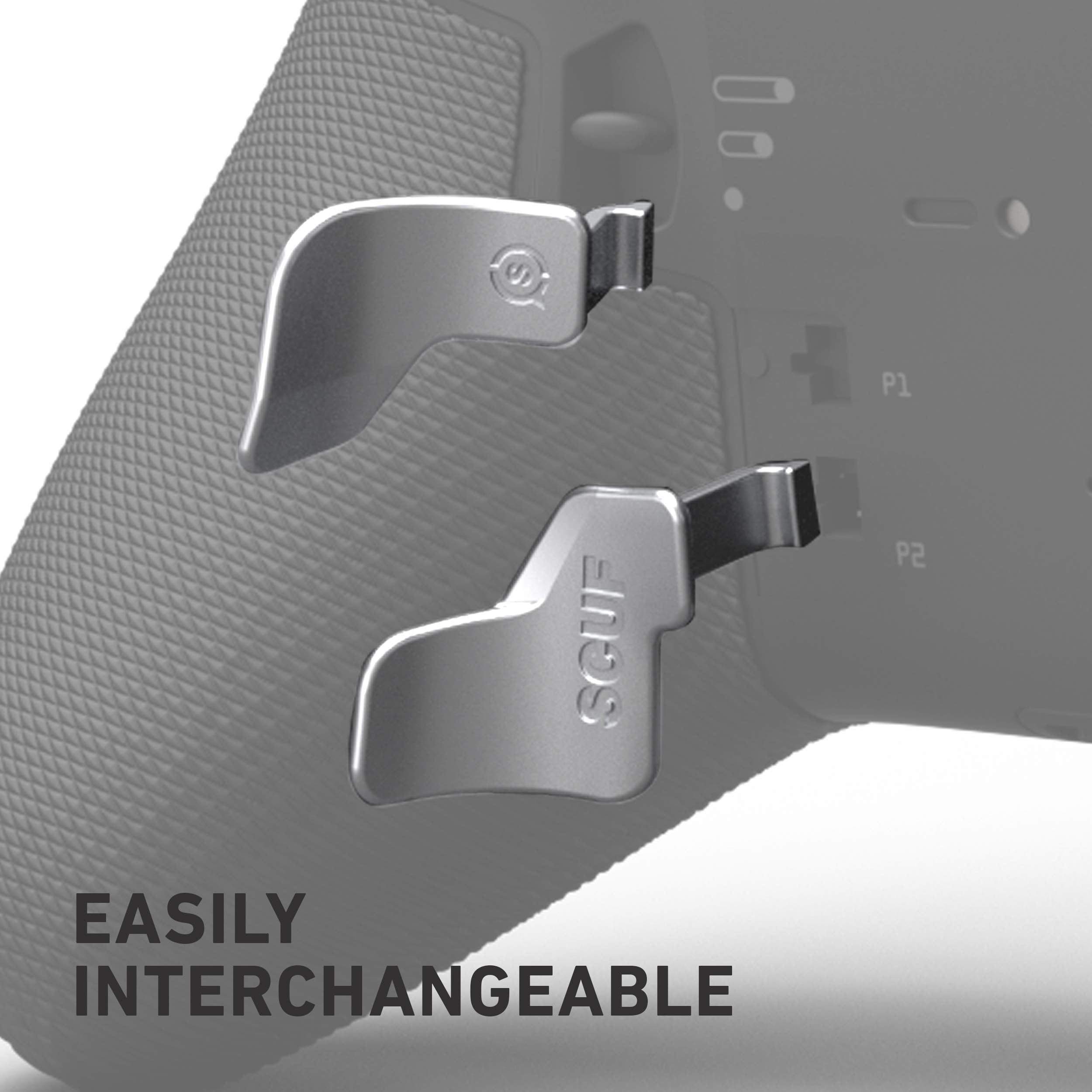 SCUF Elite Series 2 Paddles for Xbox Elite Series 1 & 2 | Stainless Steel | Black 5