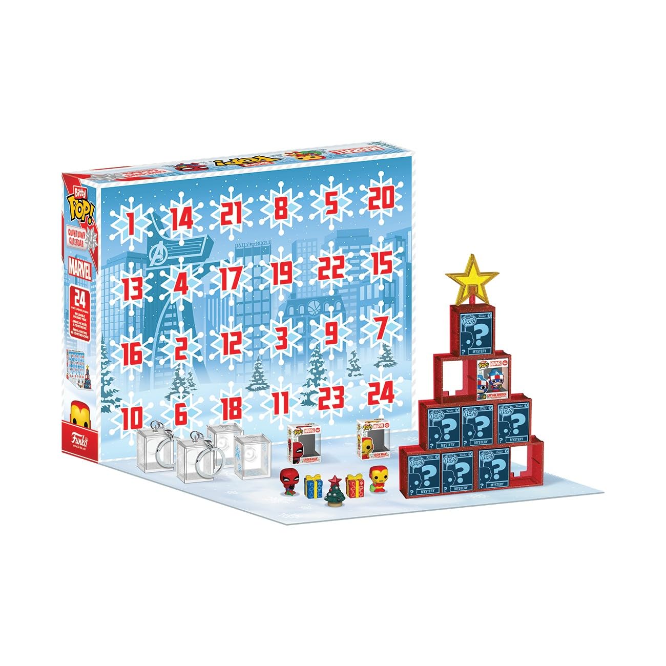 Funko Bitty Pop! Countdown Calendar: Marvel Comics Advent Calendar - 24 Mini Figures 9