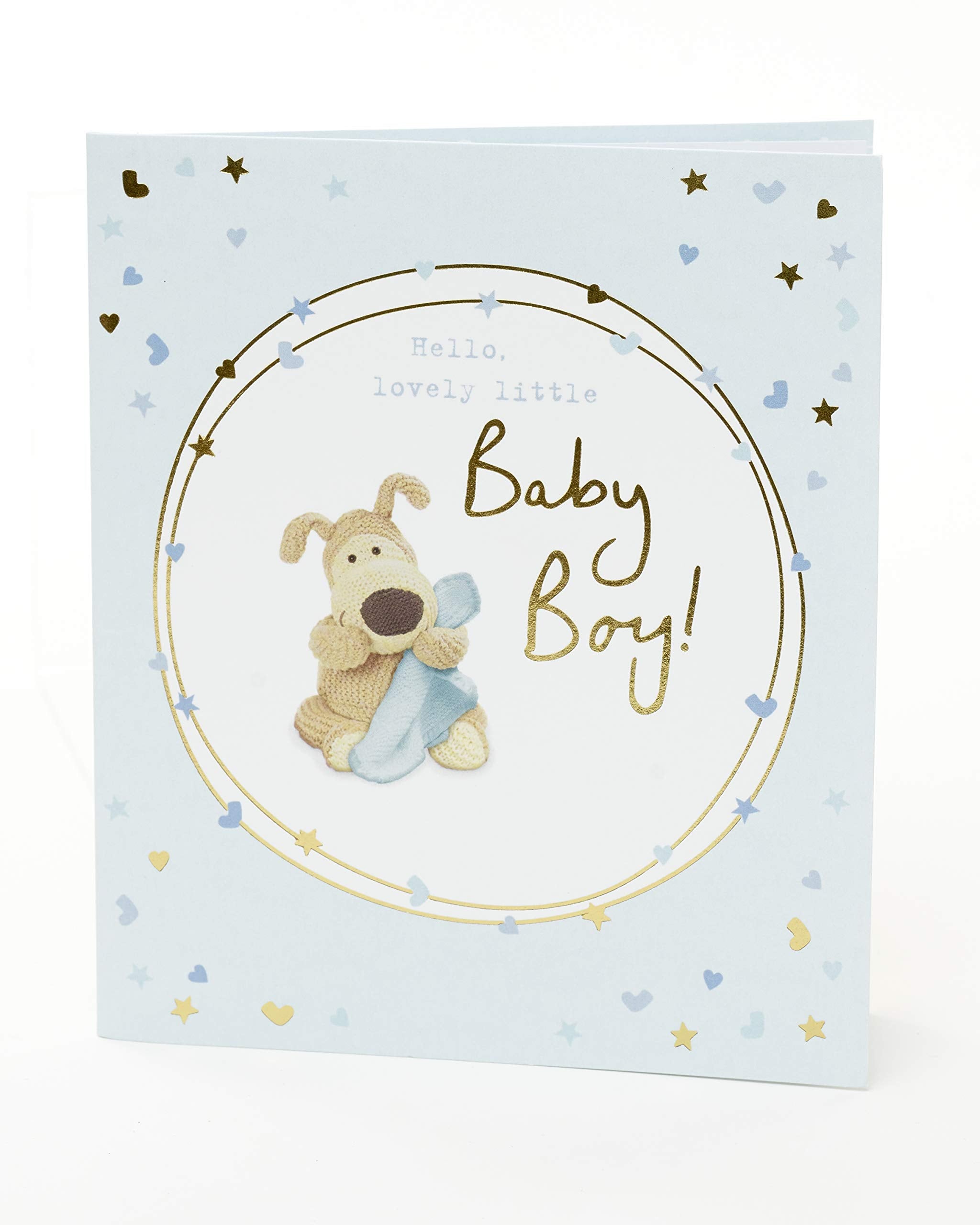 Boofle Baby Boy Congratulations Card | FSC Certified | 143 x 165 mm 3