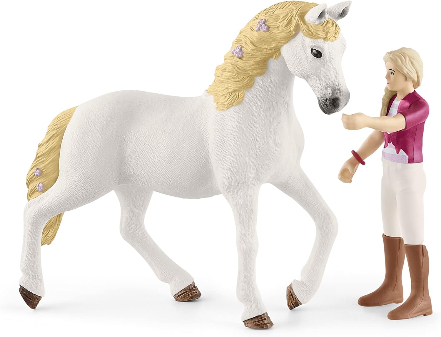 SCHLEICH Horse Club Sofia & Blossom Playset - 10-Piece Action Figure Set for Kids 5+ 4