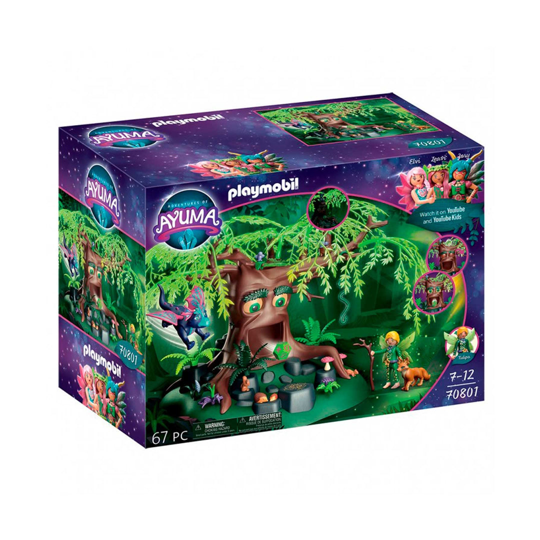 PLAYMOBIL Adventures of Ayuma Tree of Wisdom 70801 - 67-Piece Fairy Playset for Ages 7+