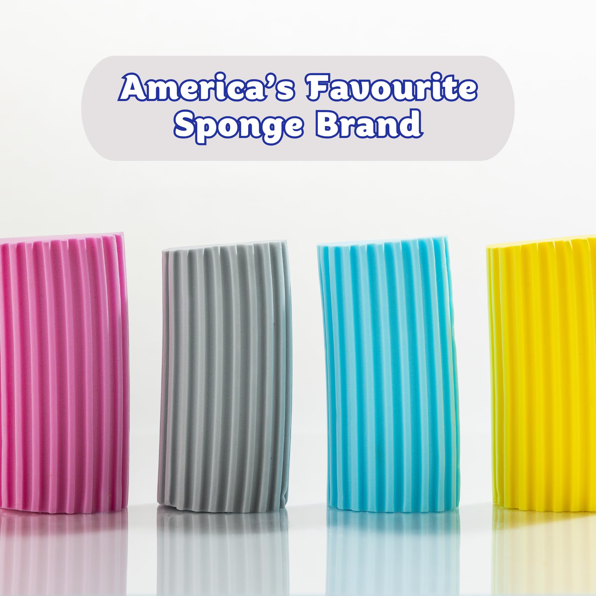 Scrub Daddy Damp Duster - Traps Dust & Debris | Pink PU Sponge | Reusable & Washable 7