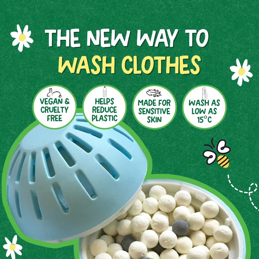 Ecoegg Laundry Egg - 70 Washes, Non-Bio Detergent for Sensitive Skin | Fresh Linen Scent 4