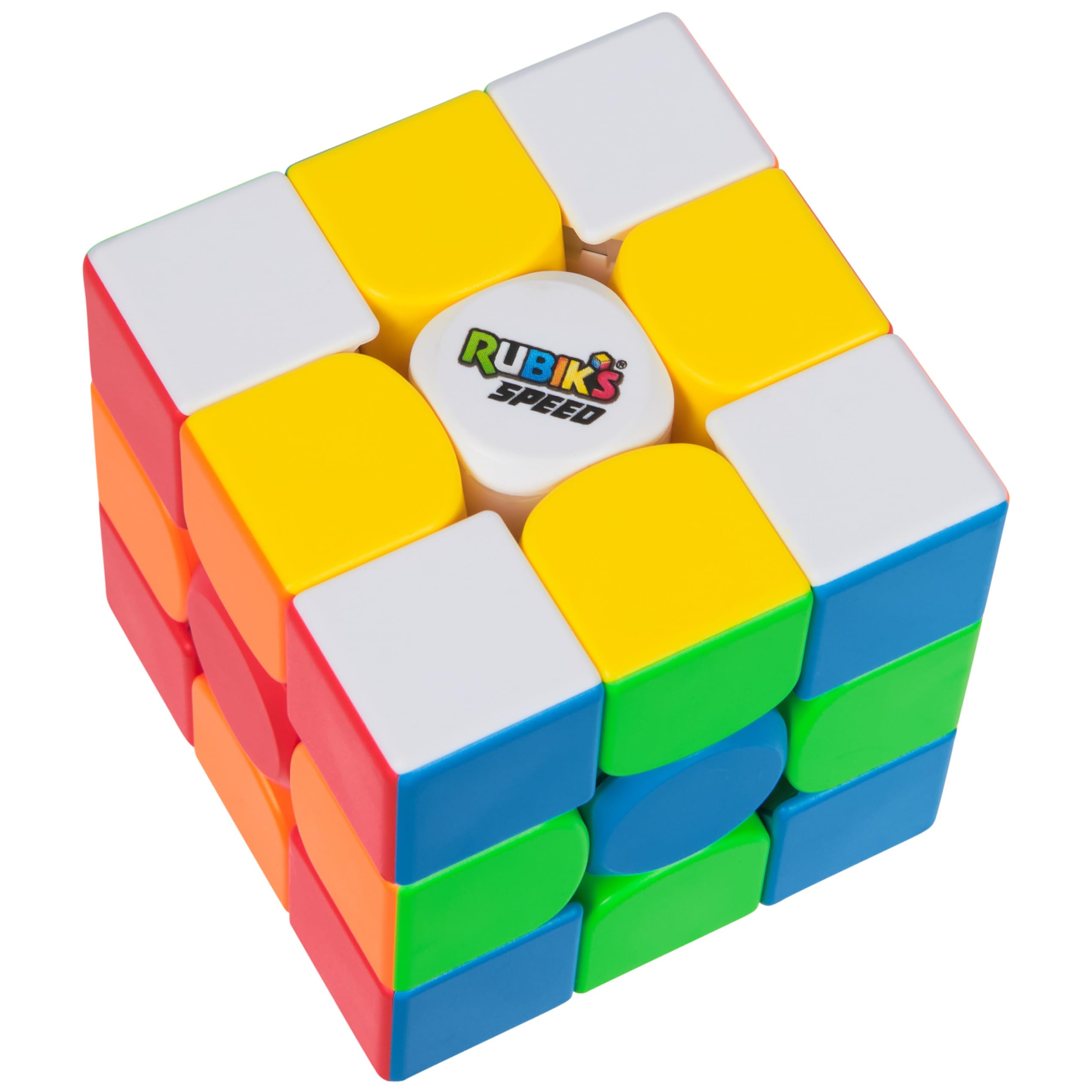 Rubik's 3x3 Magnetic Speed Cube - Fast Solves | Brain Teaser Fidget Toy | Ages 8+