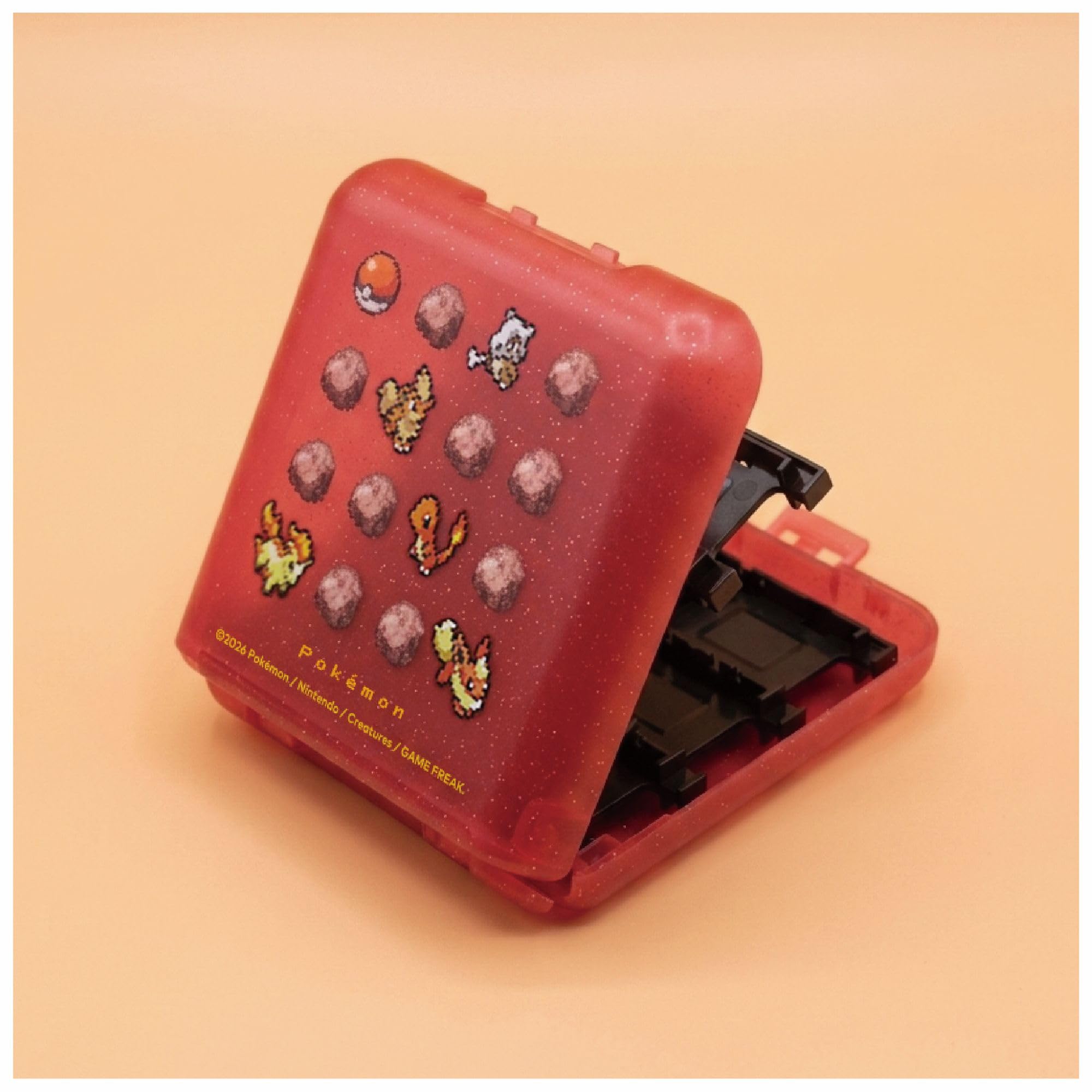 Hori 24-Game Card Case - Pokémon Pixel Red [Nintendo Switch Accessory] 2