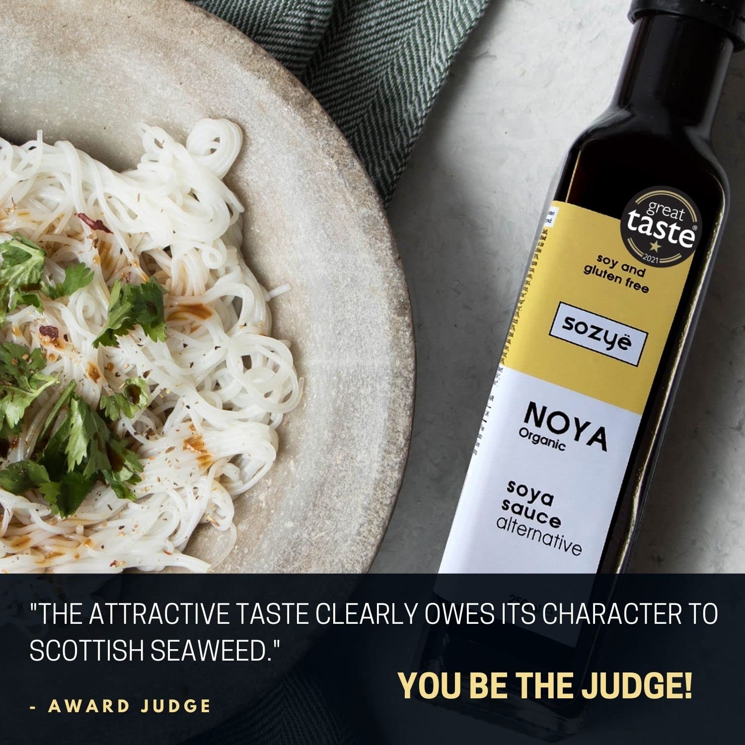 sozyë NOYA Organic Soya Sauce Alternative - Soy Free, Gluten Free, Award Winning | 250 ml 3