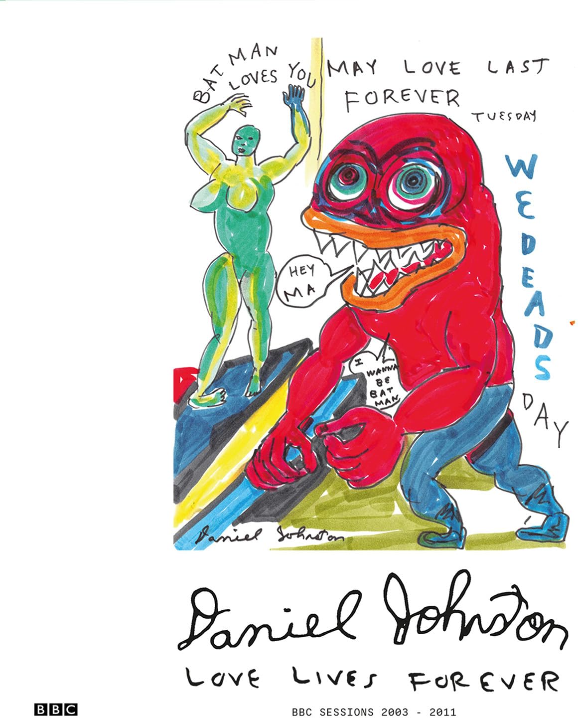 DANIEL JOHNSTON - LOVE LIVES FOREVER (BBC SESSIONS 2003-2011) [Import CD]