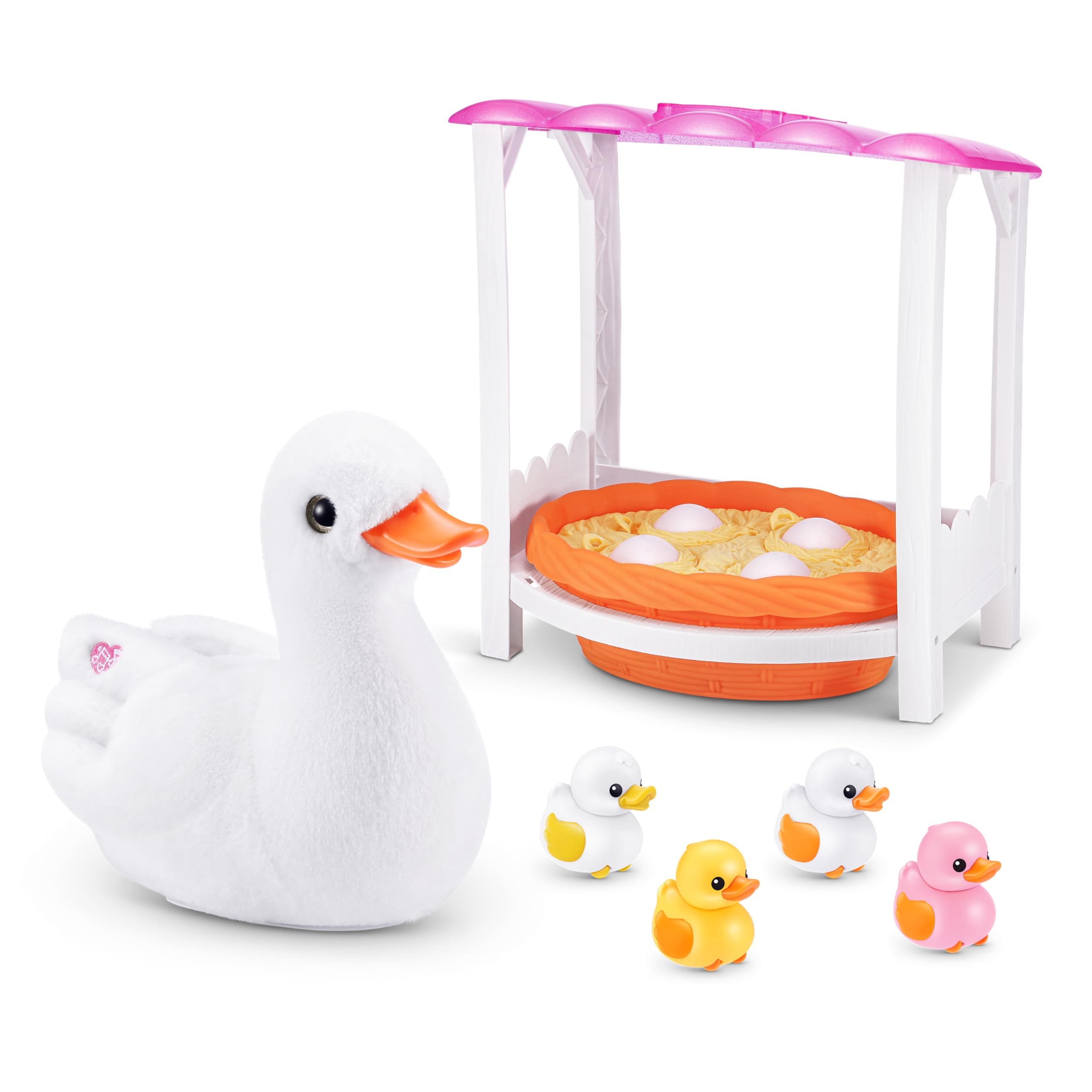 Pets Alive Mama Duck Electronic Pet Toy with 4 Surprise Baby Ducklings | Ages 3+ 2