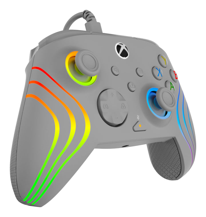 Turtle Beach Afterglow Wave Grey Wired RGB Gaming Controller for Xbox & PC