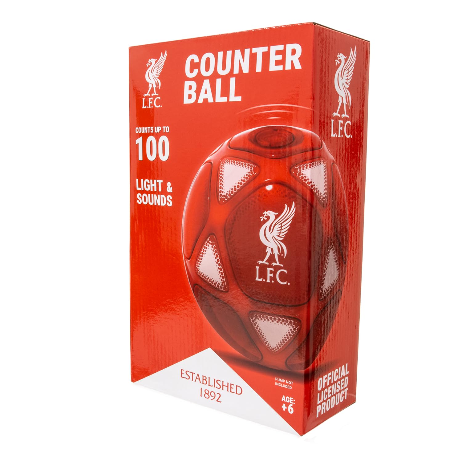 Smart Ball Liverpool Counter Ball - Counting Football with Lights & Sounds for Kids 6+ 1