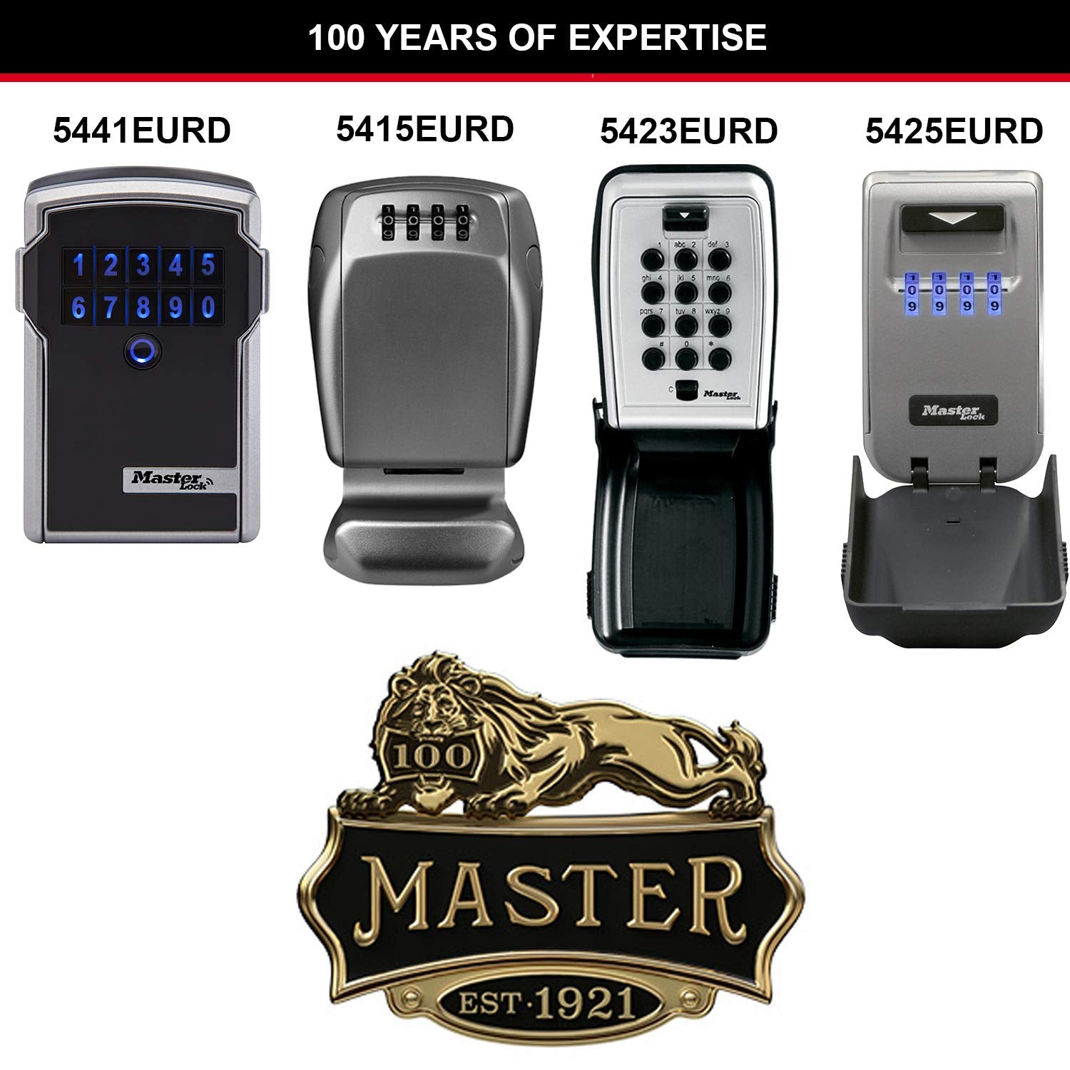 Master Lock Light Up Dial Key Safe - Resettable 4-Digit Combination | Wall Mount | Outdoor Use 9