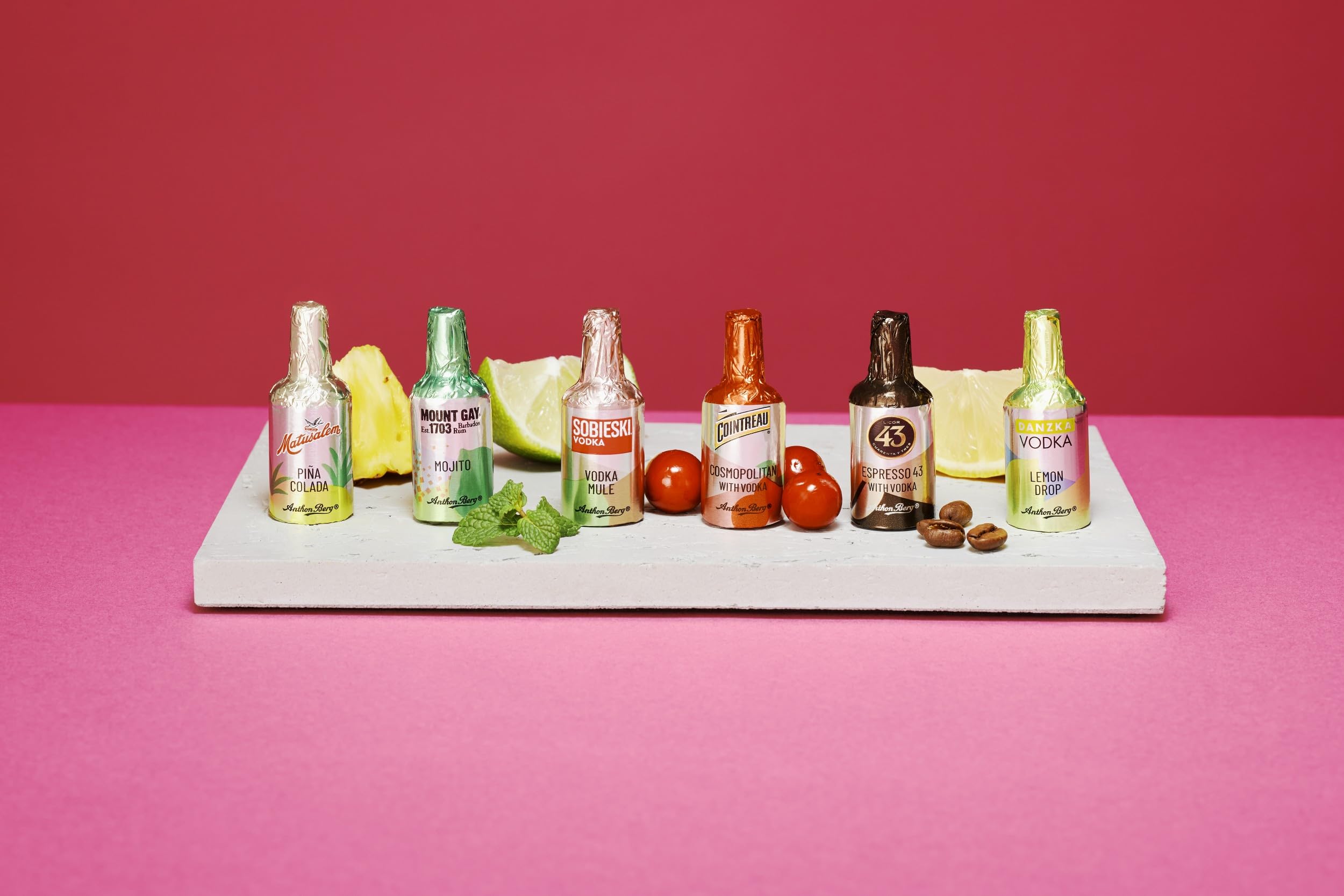 Anthon Berg 12 Dark Chocolate Cocktails with Famous Spirits Liqueurs 11