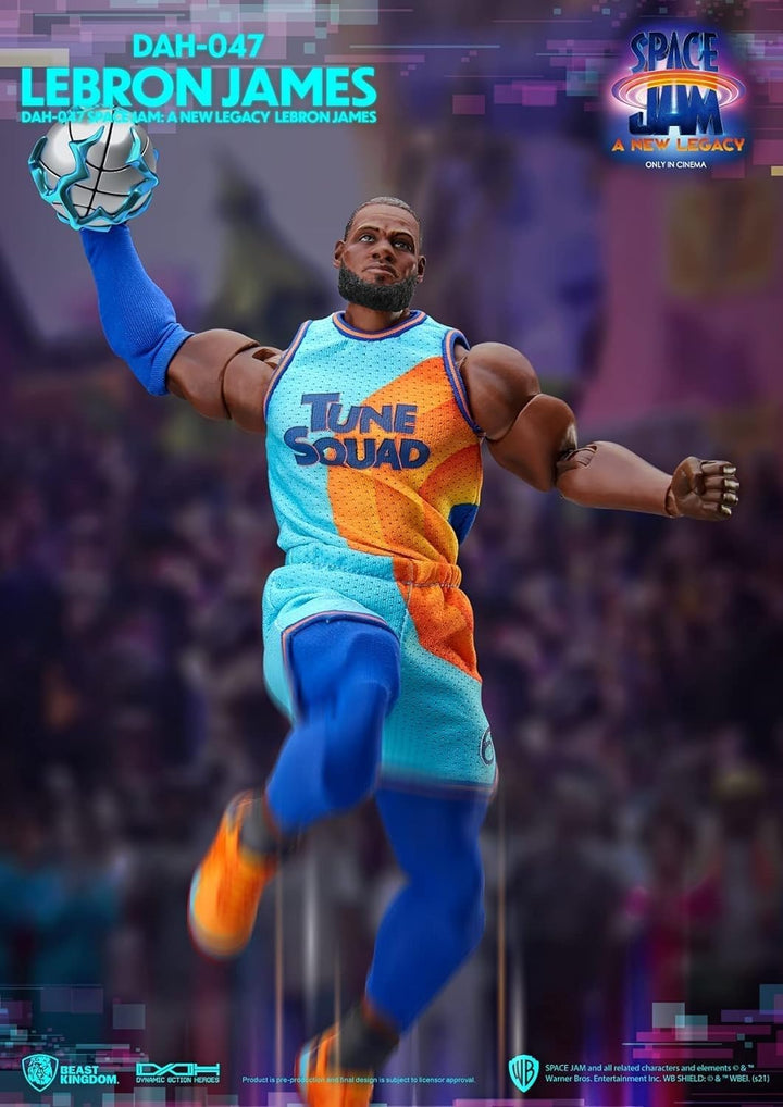 Beast Kingdom - Space Jam New Legacy DAH-047 Dynamic 8-Ction Lebron James Action Figure