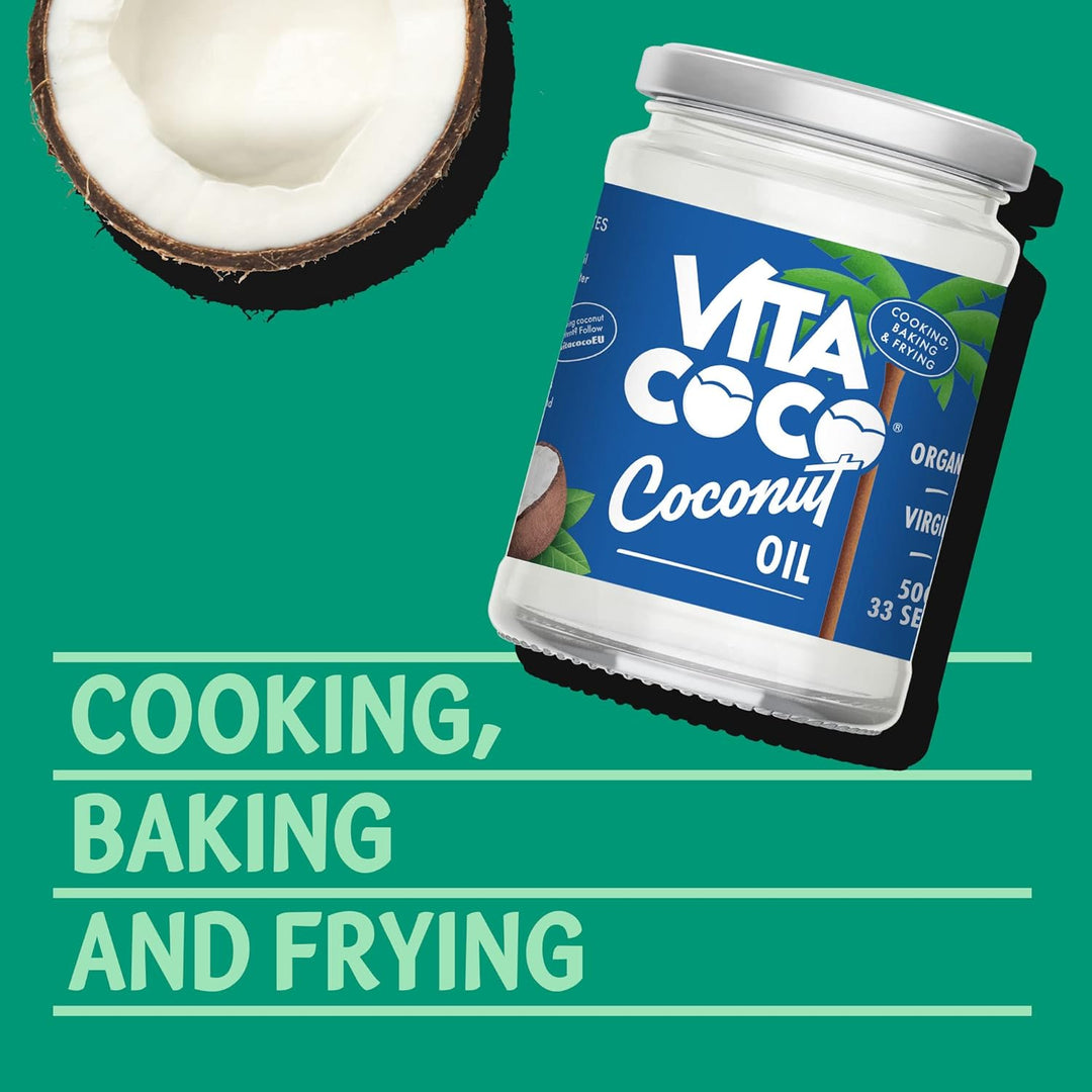 Vita Coco Organic Coconut Oil, Extra Virgin, Cold Pressed (500g)