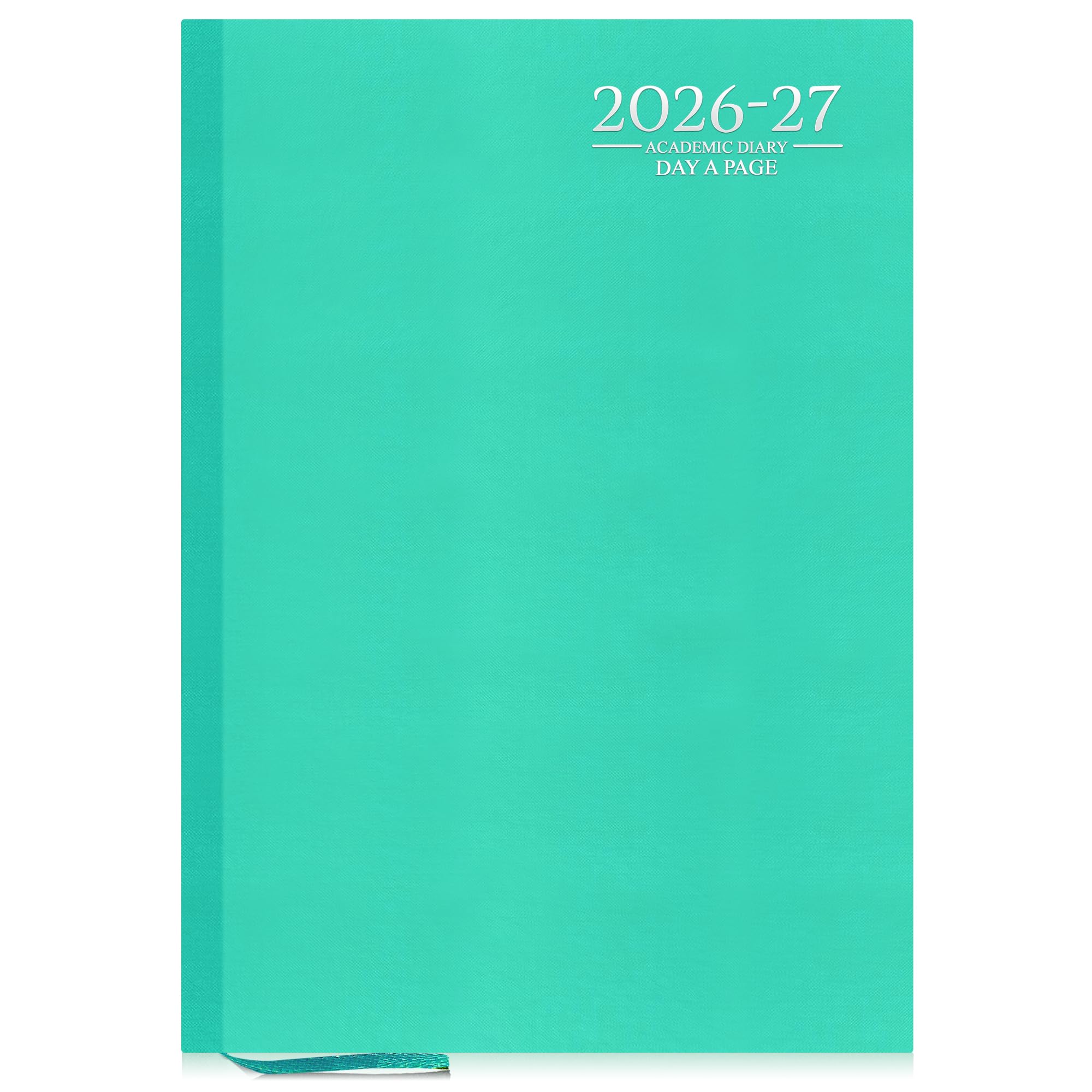 G4GADGET 2026-2027 Academic Diary - A4 Week To View | Teal Hardback | August 2026 Start 1